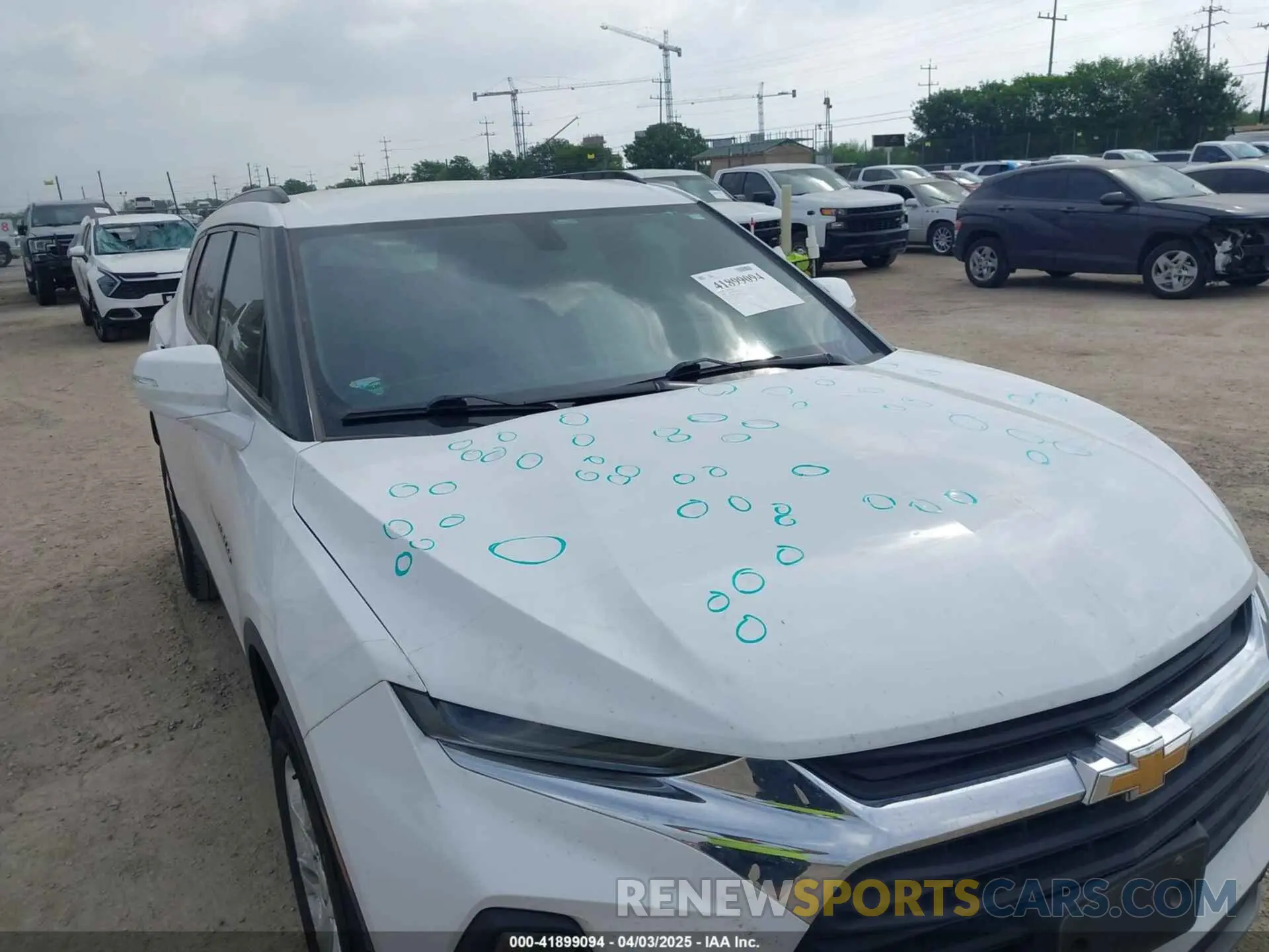 6 Photograph of a damaged car 3GNKBBRA1LS547373 CHEVROLET BLAZER 2020