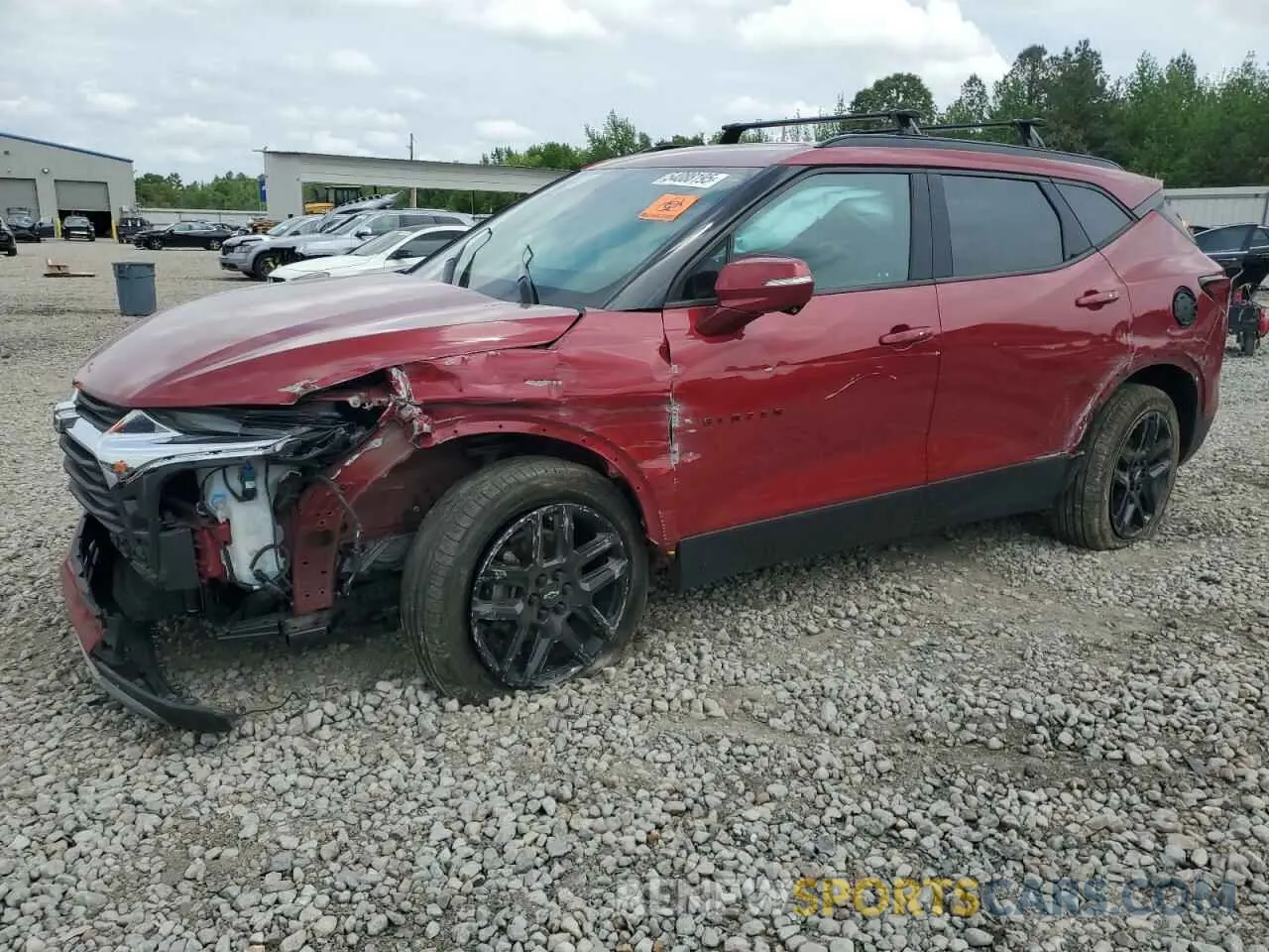 1 Photograph of a damaged car 3GNKBBRA1LS564075 CHEVROLET BLAZER 2020
