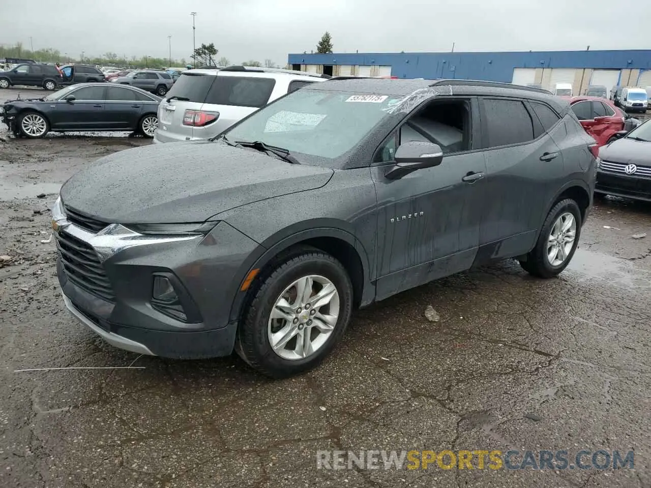 1 Photograph of a damaged car 3GNKBBRA3LS663819 CHEVROLET BLAZER 2020