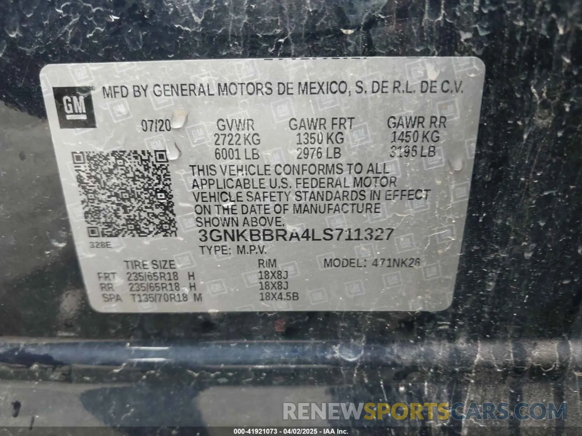9 Photograph of a damaged car 3GNKBBRA4LS711327 CHEVROLET BLAZER 2020