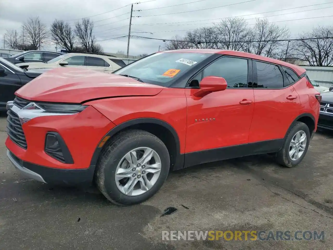 1 Photograph of a damaged car 3GNKBBRA5LS607042 CHEVROLET BLAZER 2020