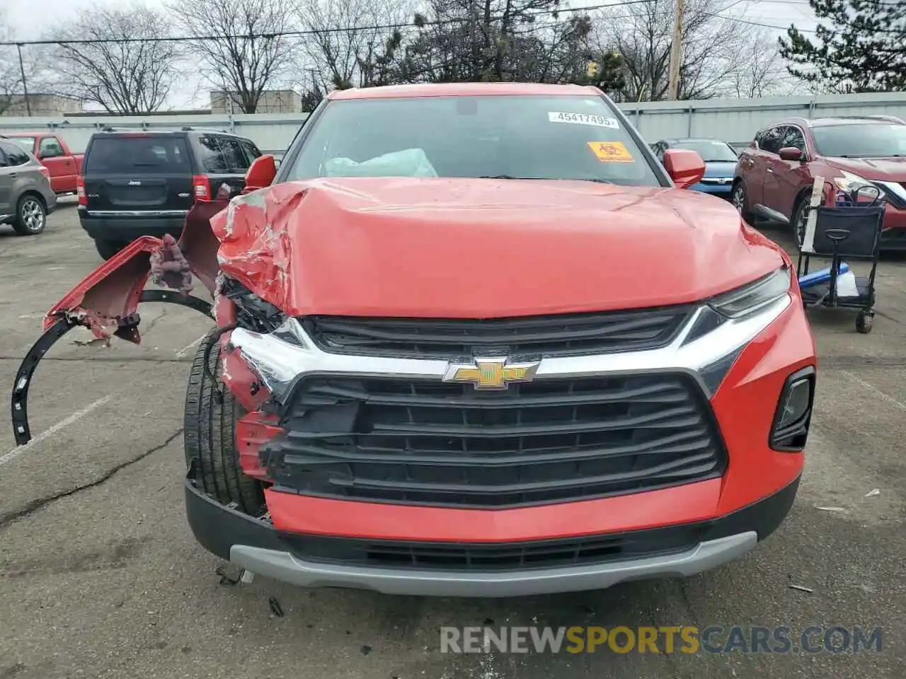 5 Photograph of a damaged car 3GNKBBRA5LS607042 CHEVROLET BLAZER 2020