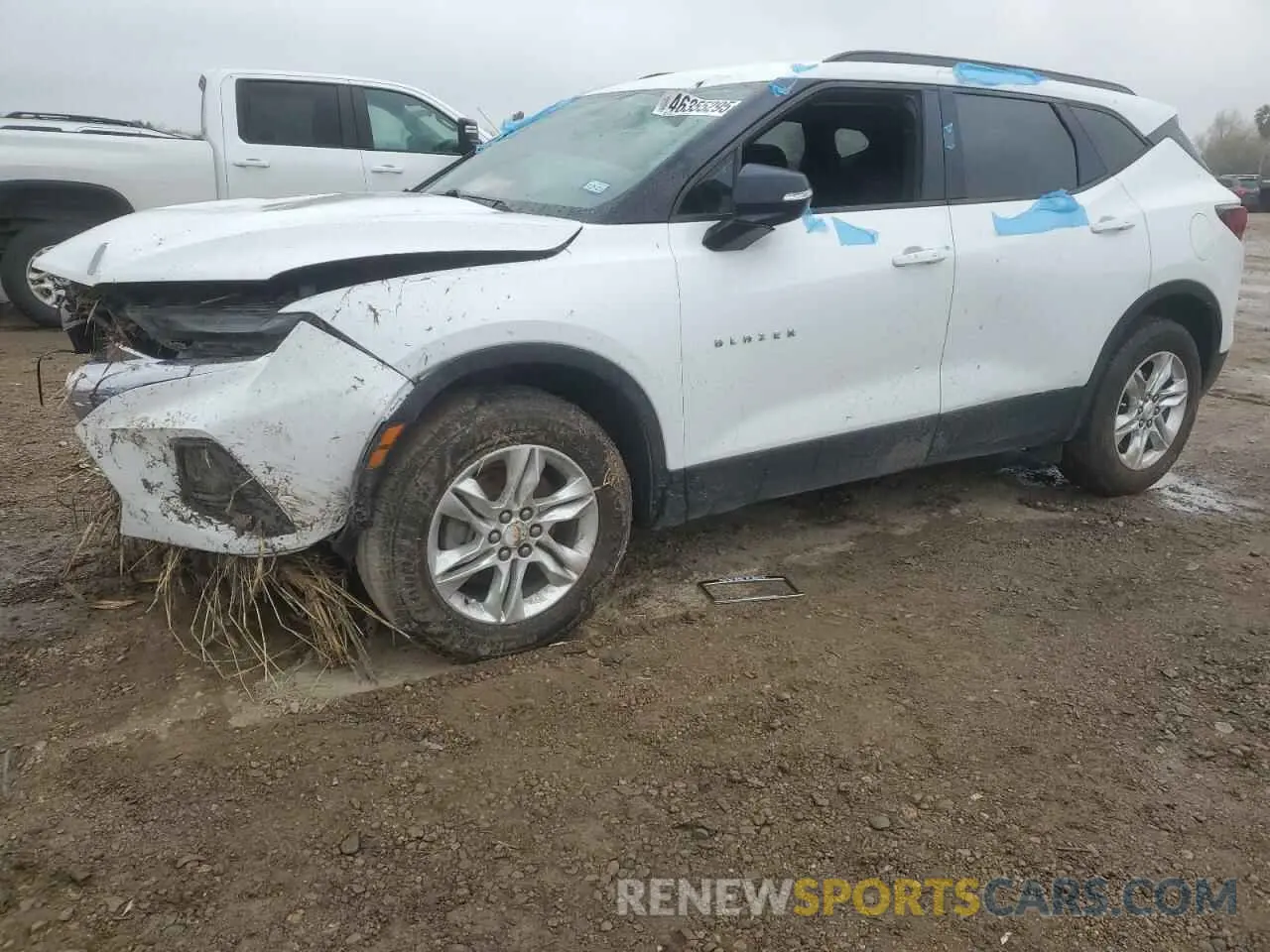1 Photograph of a damaged car 3GNKBBRA5LS638257 CHEVROLET BLAZER 2020