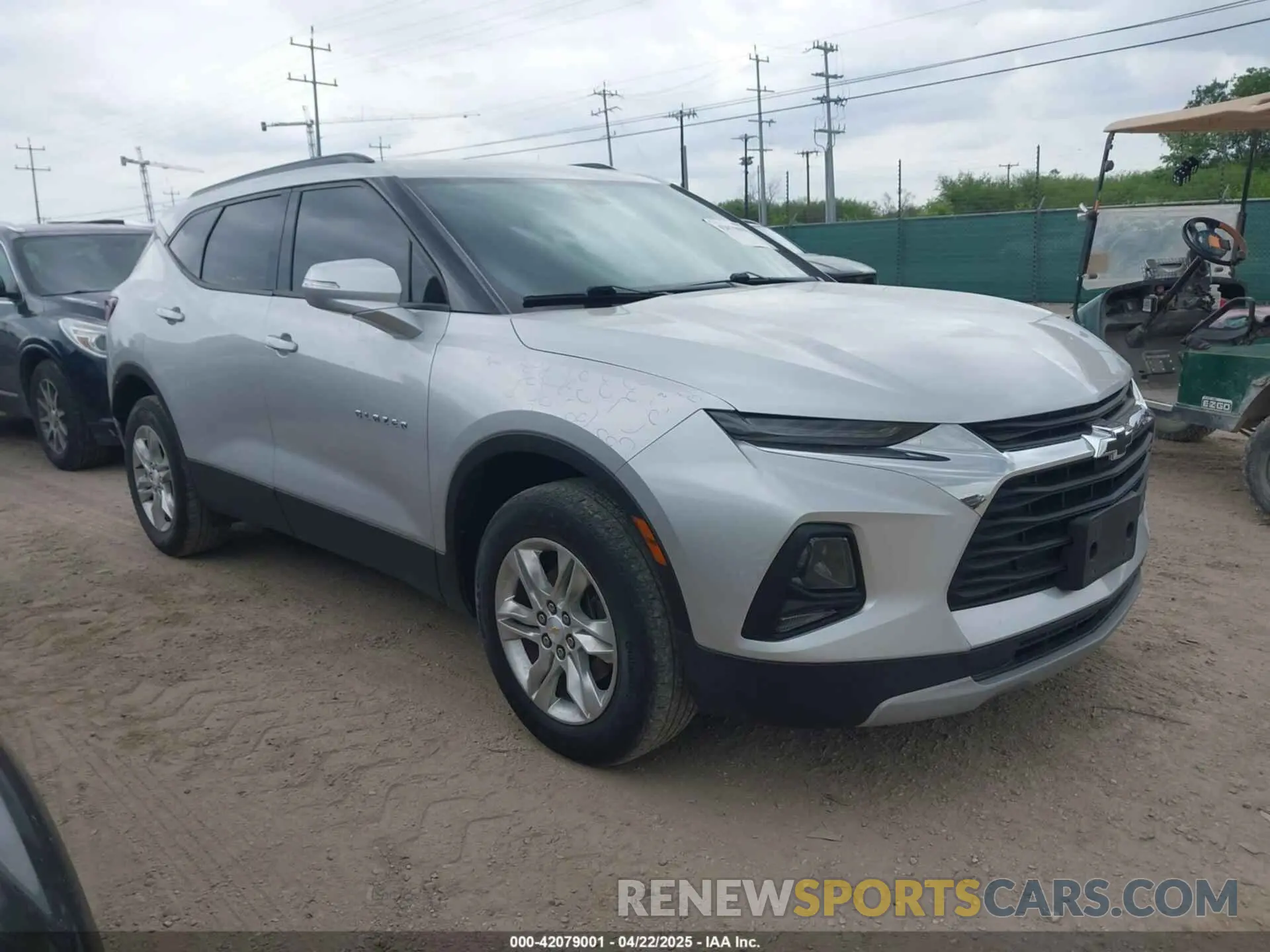 1 Photograph of a damaged car 3GNKBBRA6LS563522 CHEVROLET BLAZER 2020