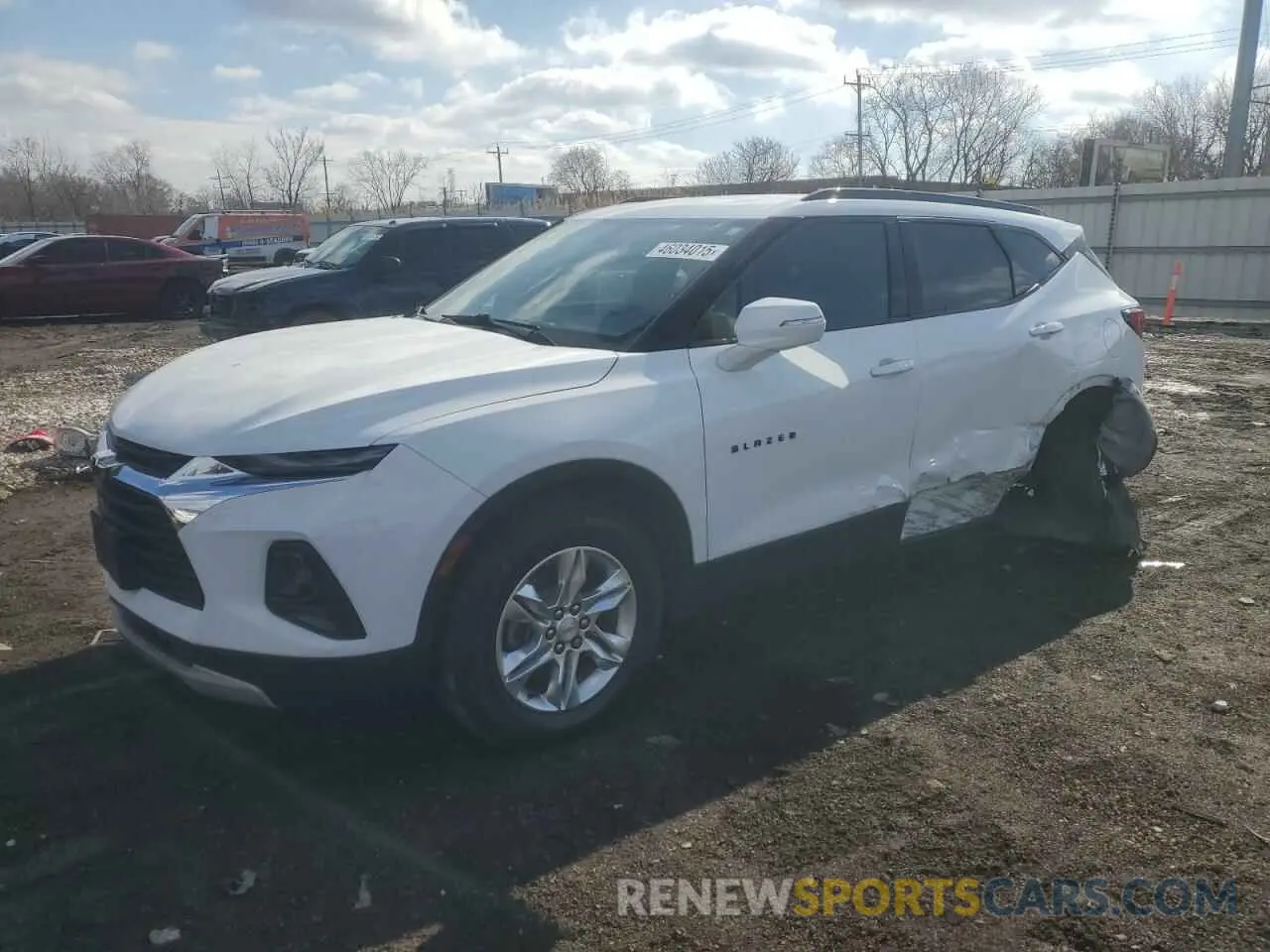 1 Photograph of a damaged car 3GNKBBRA6LS590686 CHEVROLET BLAZER 2020