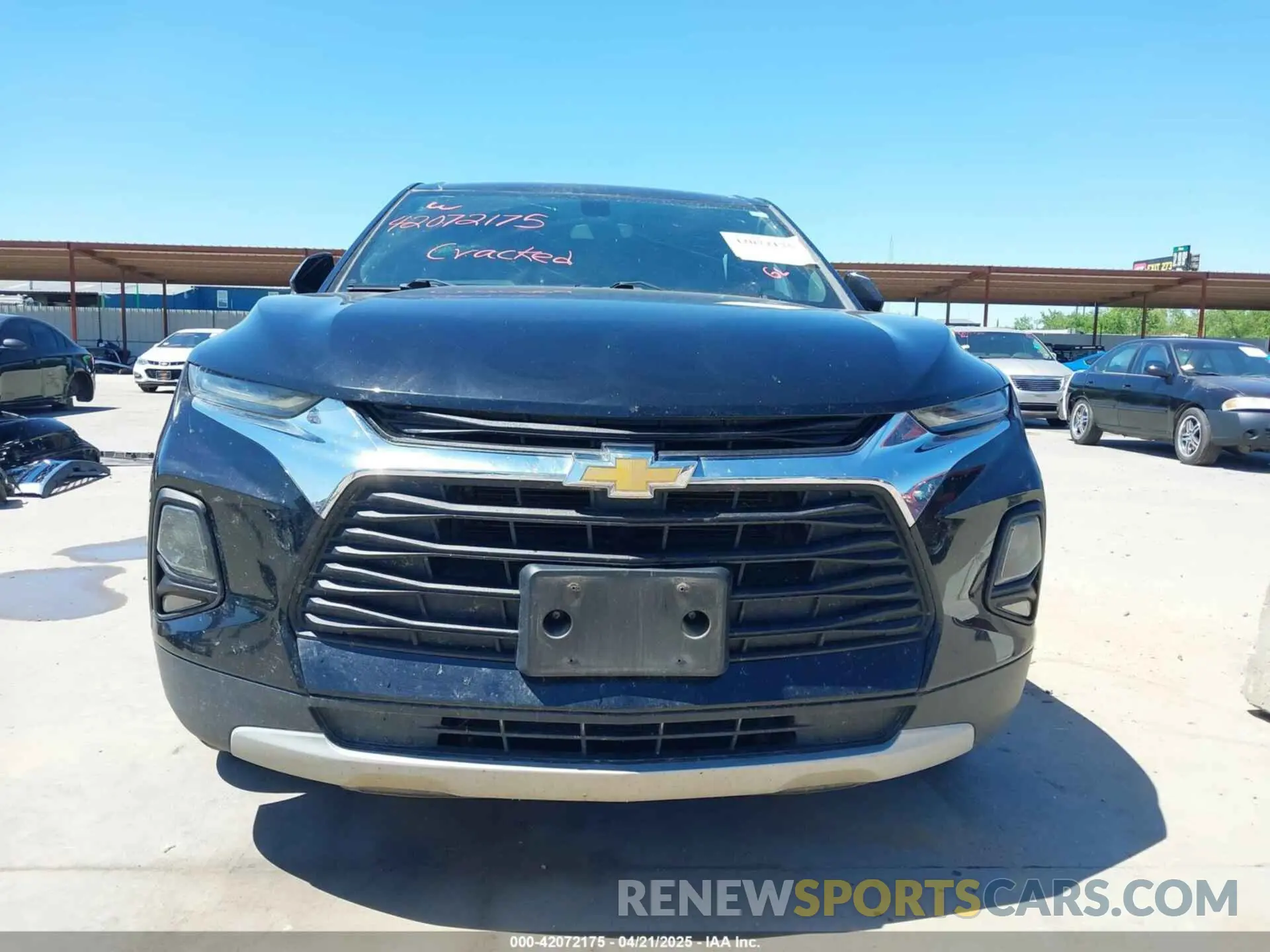 13 Photograph of a damaged car 3GNKBBRAXLS580047 CHEVROLET BLAZER 2020
