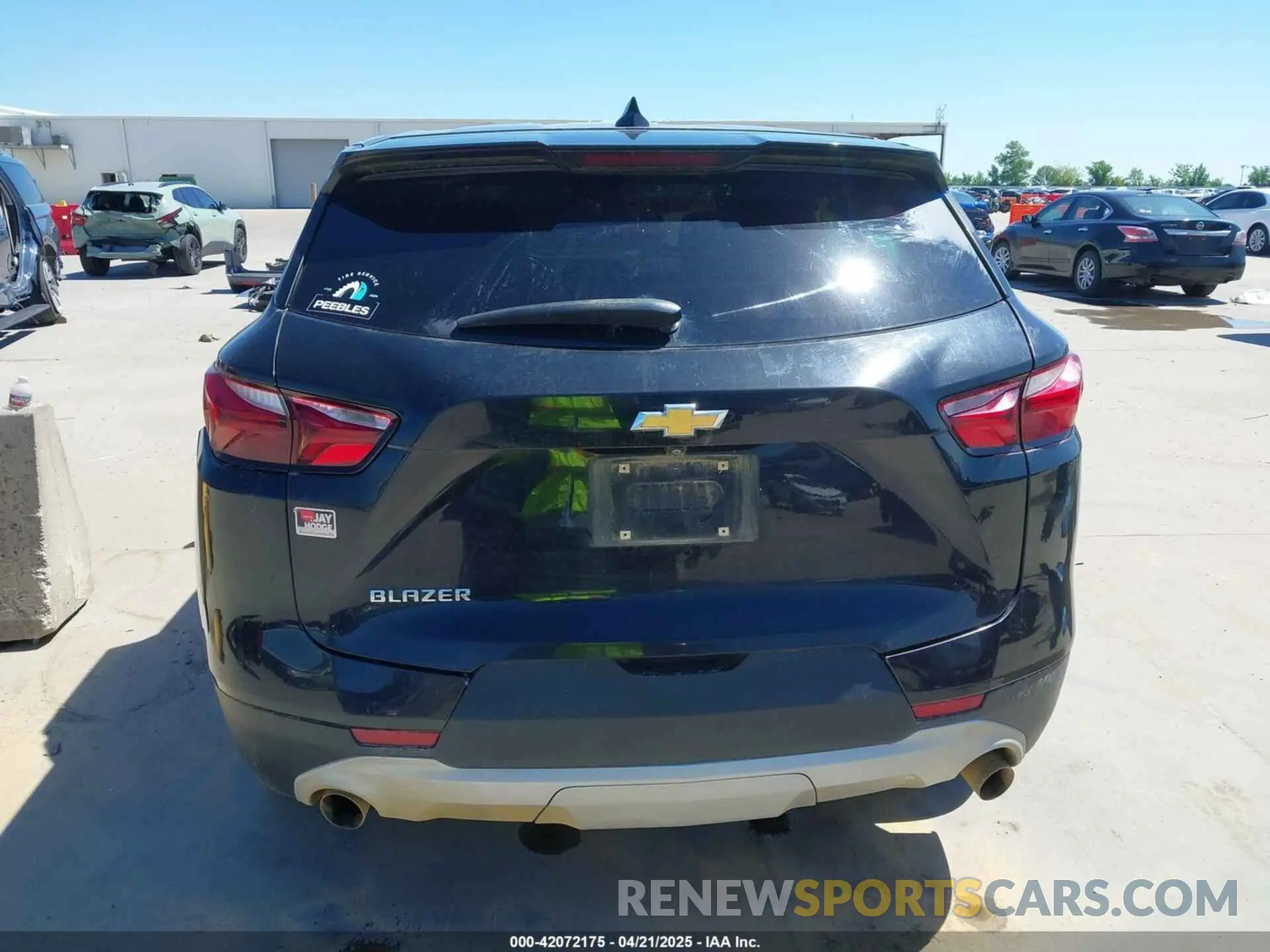 17 Photograph of a damaged car 3GNKBBRAXLS580047 CHEVROLET BLAZER 2020