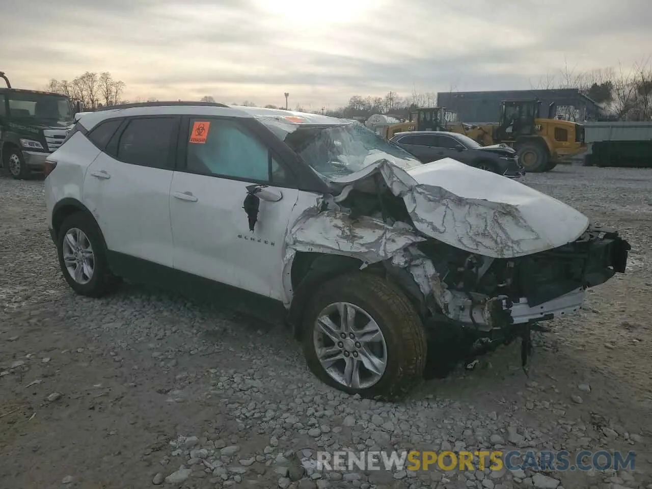 4 Photograph of a damaged car 3GNKBCR4XLS671352 CHEVROLET BLAZER 2020