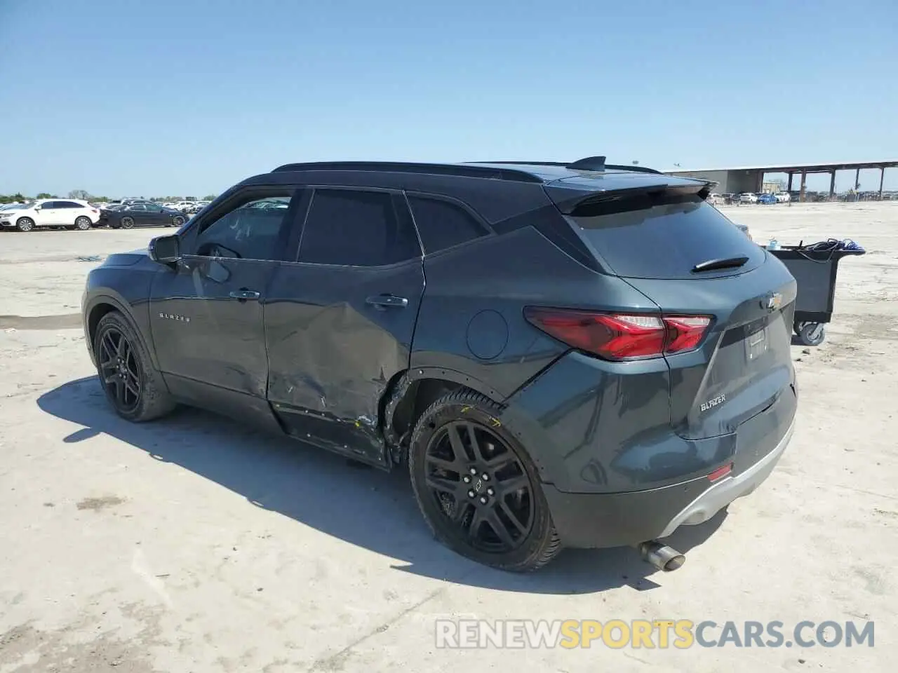 2 Photograph of a damaged car 3GNKBCRS0LS611210 CHEVROLET BLAZER 2020