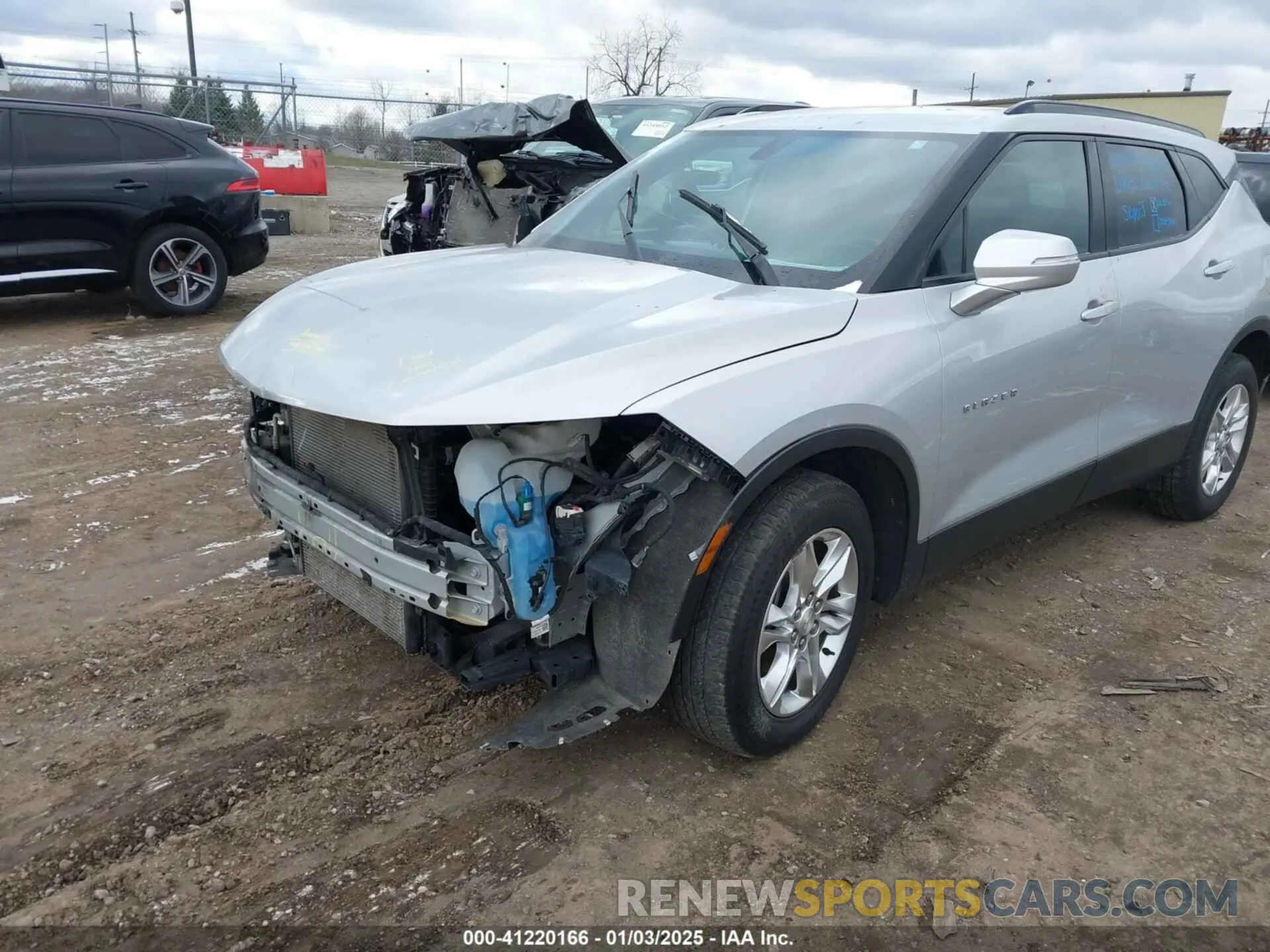2 Photograph of a damaged car 3GNKBCRS1LS637802 CHEVROLET BLAZER 2020