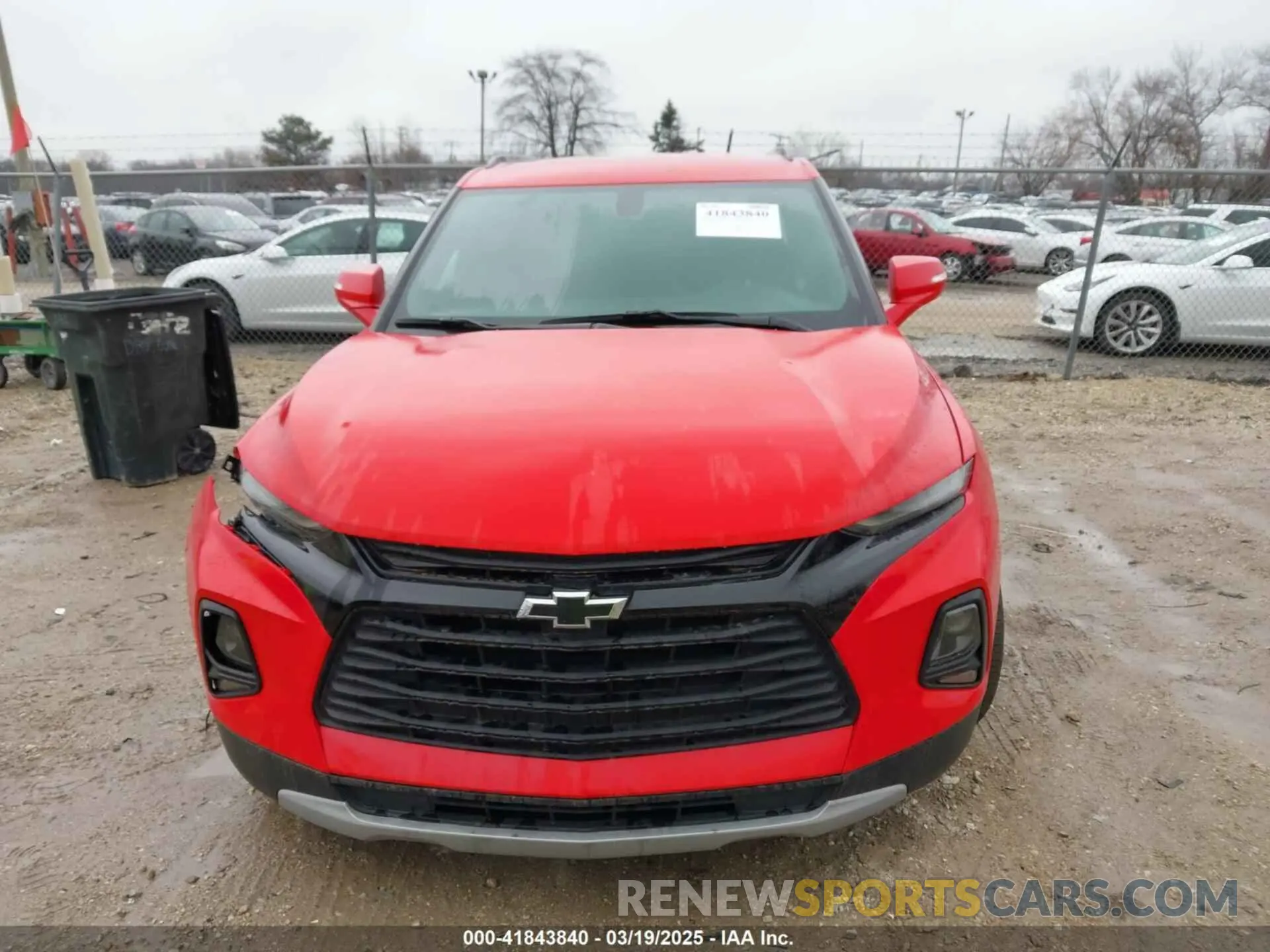 13 Photograph of a damaged car 3GNKBCRS3LS658375 CHEVROLET BLAZER 2020