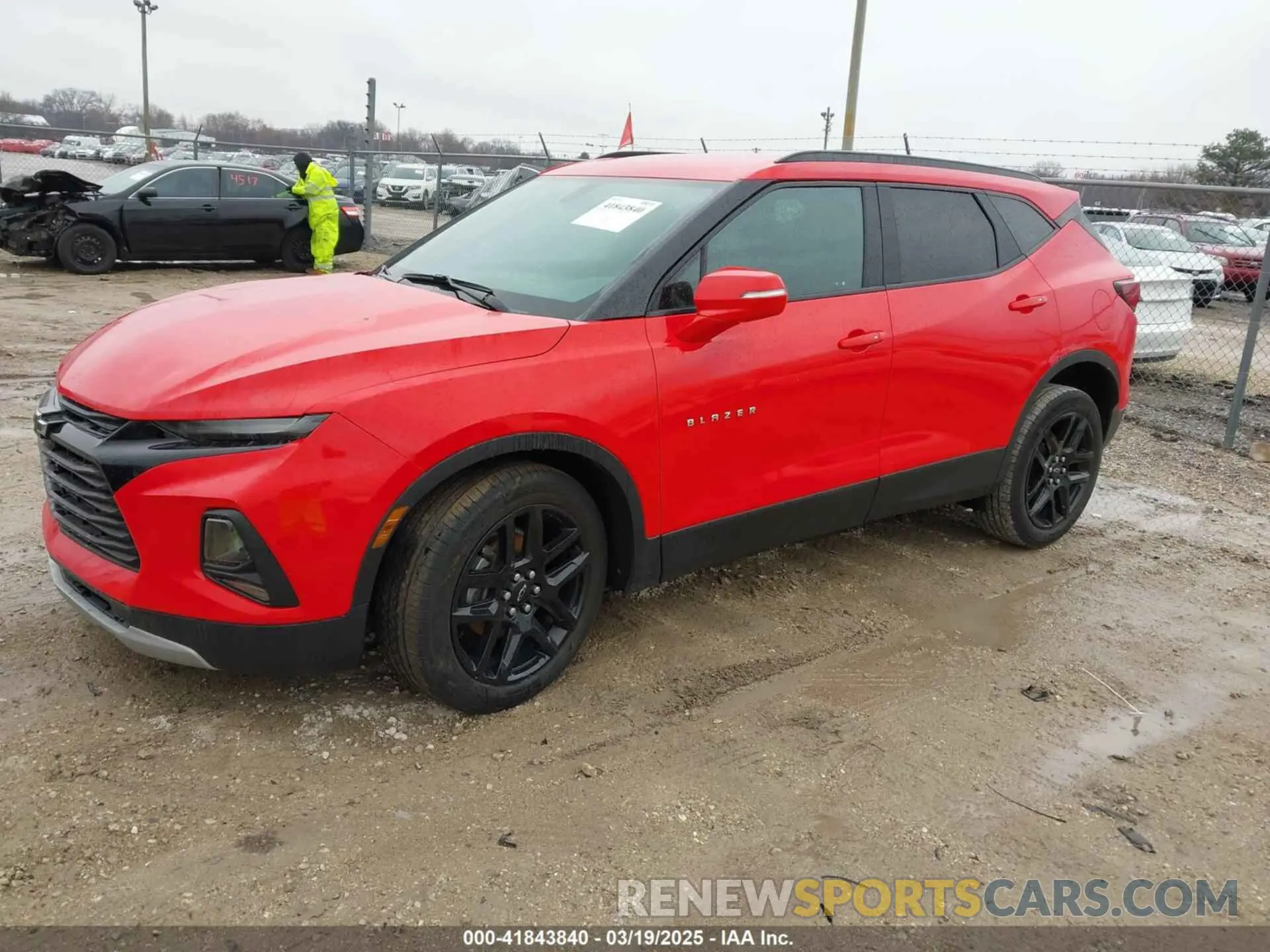 2 Photograph of a damaged car 3GNKBCRS3LS658375 CHEVROLET BLAZER 2020