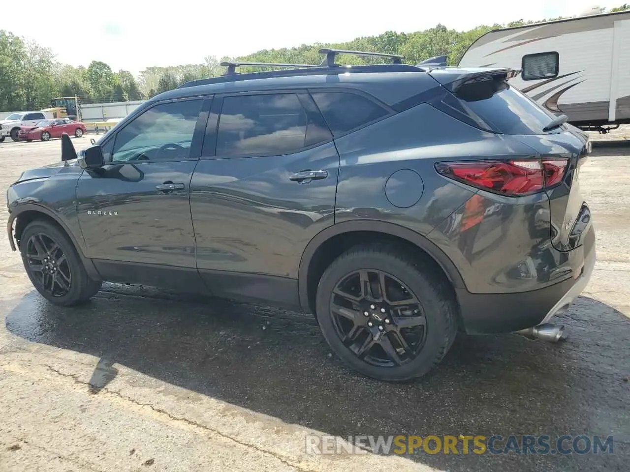 2 Photograph of a damaged car 3GNKBCRS4LS553134 CHEVROLET BLAZER 2020