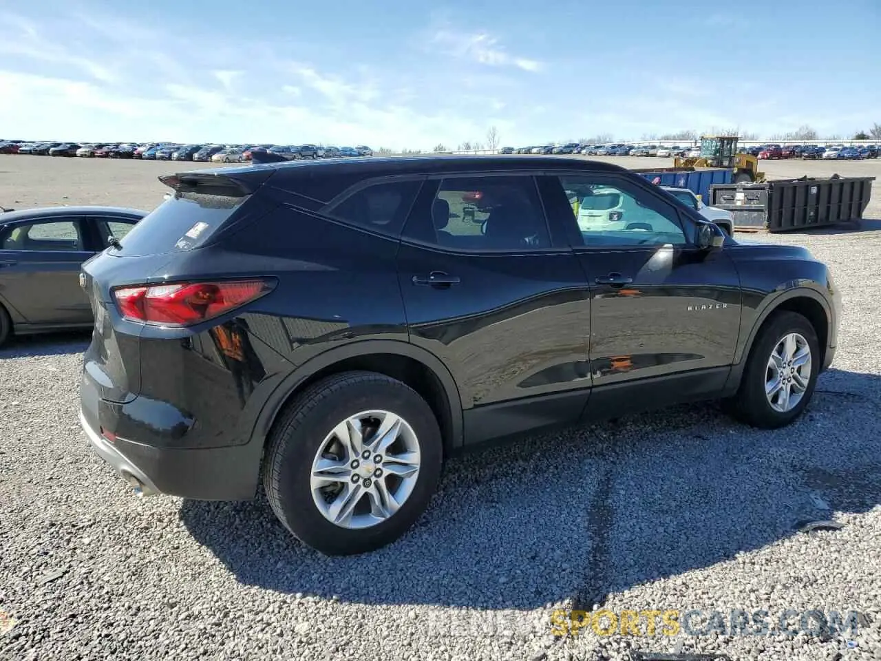 3 Photograph of a damaged car 3GNKBCRS4LS606396 CHEVROLET BLAZER 2020