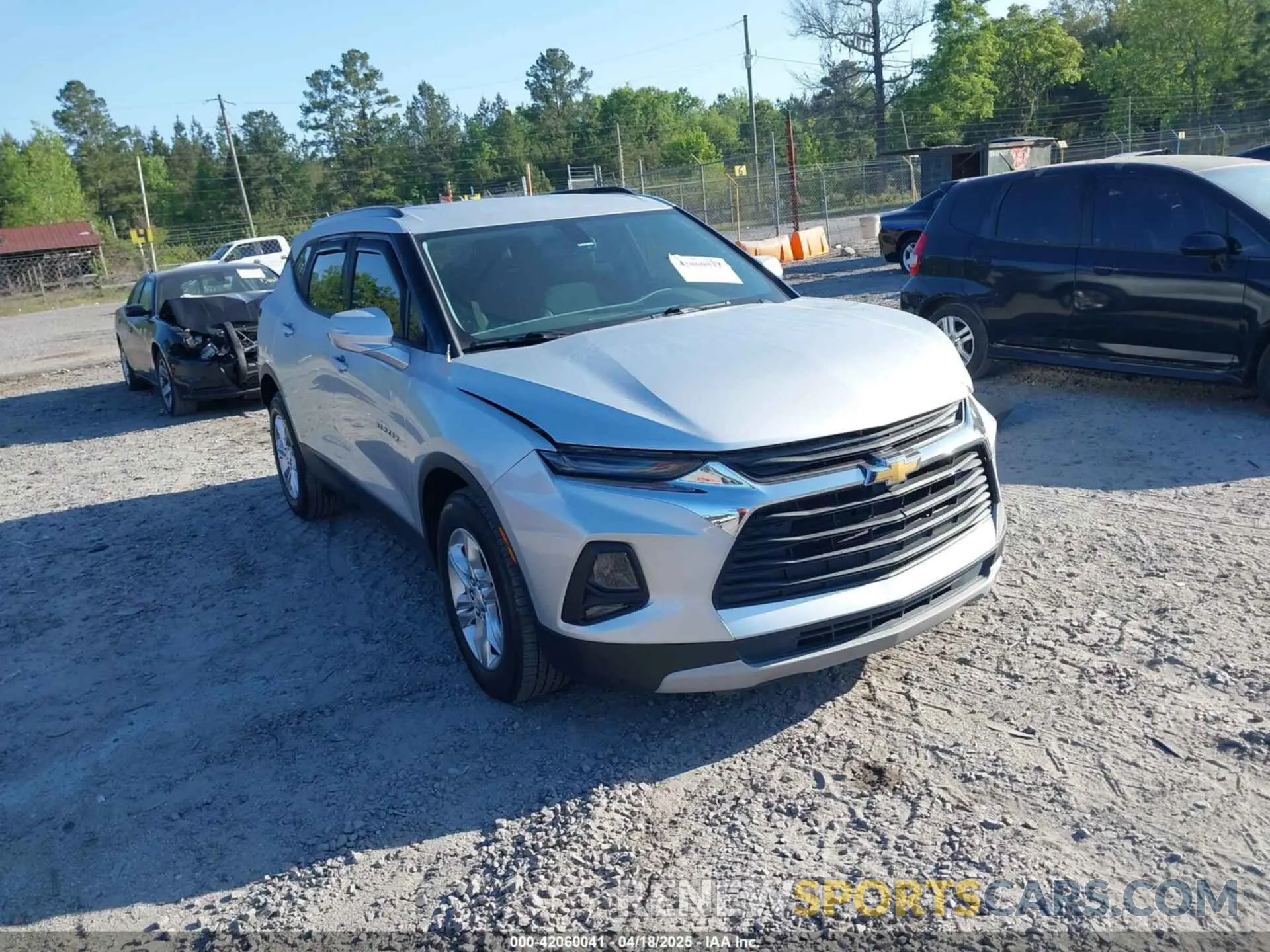 1 Photograph of a damaged car 3GNKBCRS4LS618919 CHEVROLET BLAZER 2020