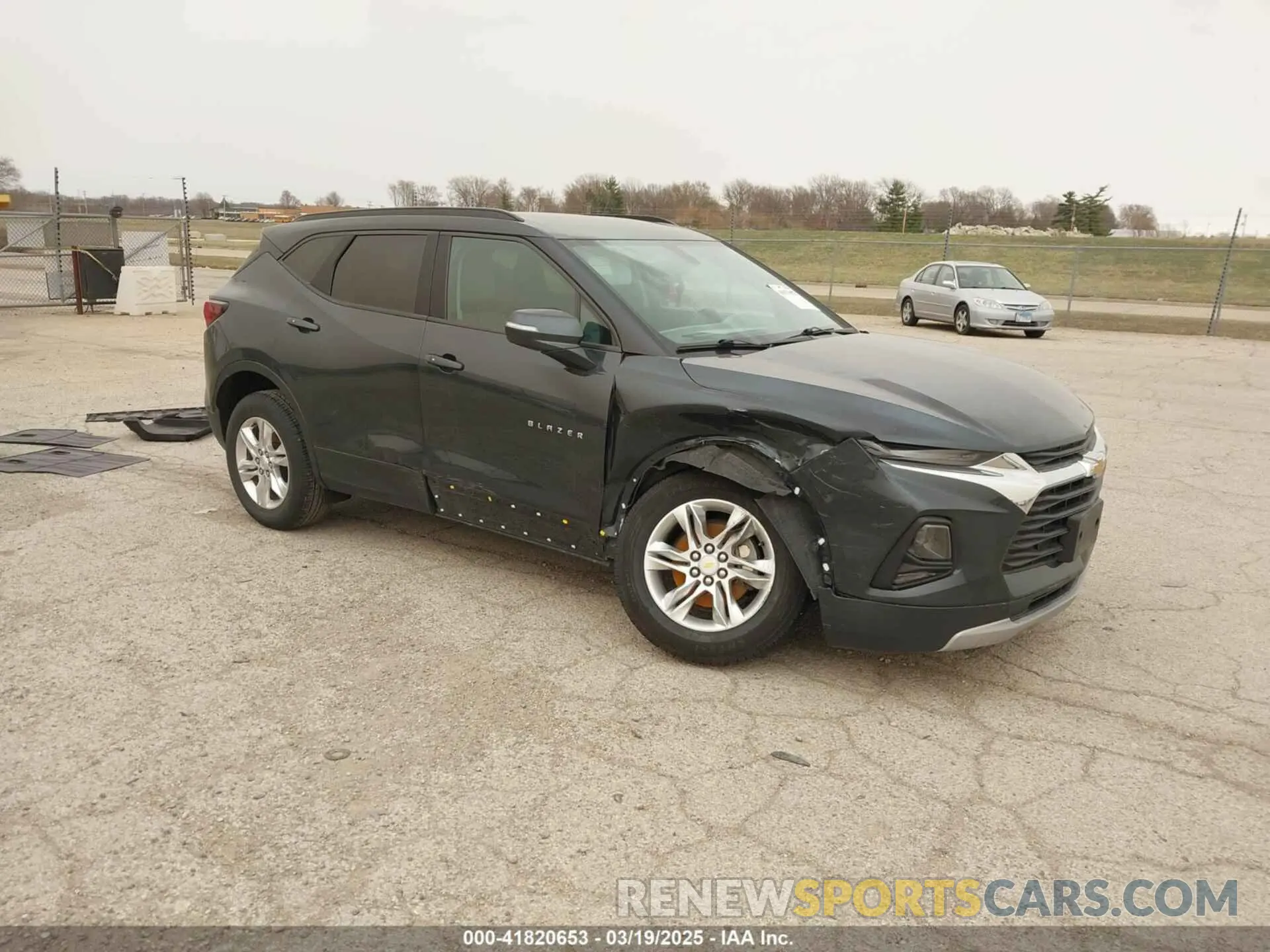 1 Photograph of a damaged car 3GNKBCRSXLS588597 CHEVROLET BLAZER 2020