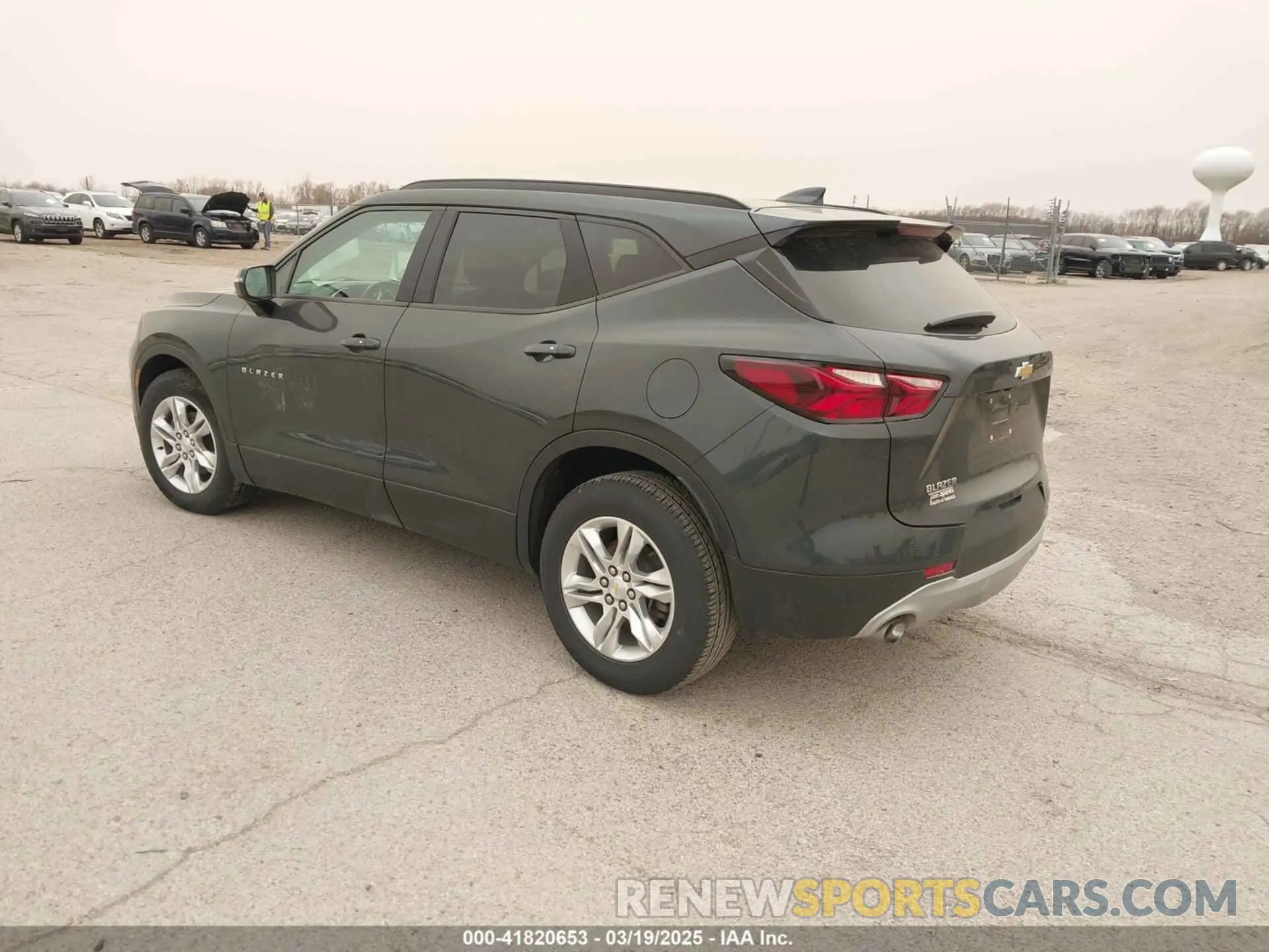 3 Photograph of a damaged car 3GNKBCRSXLS588597 CHEVROLET BLAZER 2020