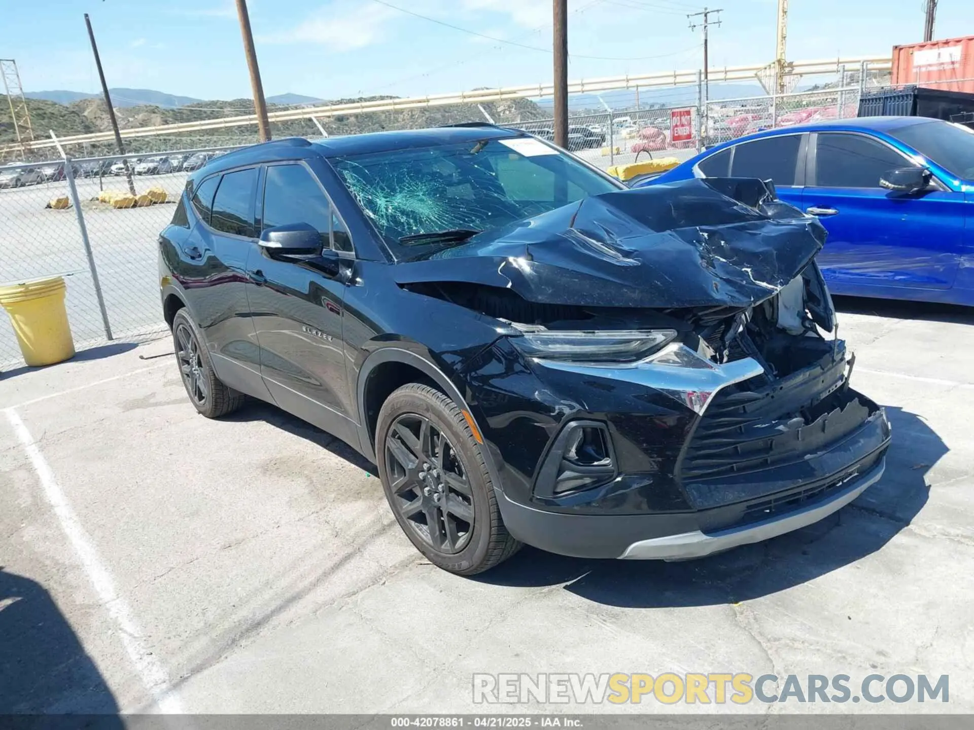 1 Photograph of a damaged car 3GNKBDRSXLS563480 CHEVROLET BLAZER 2020