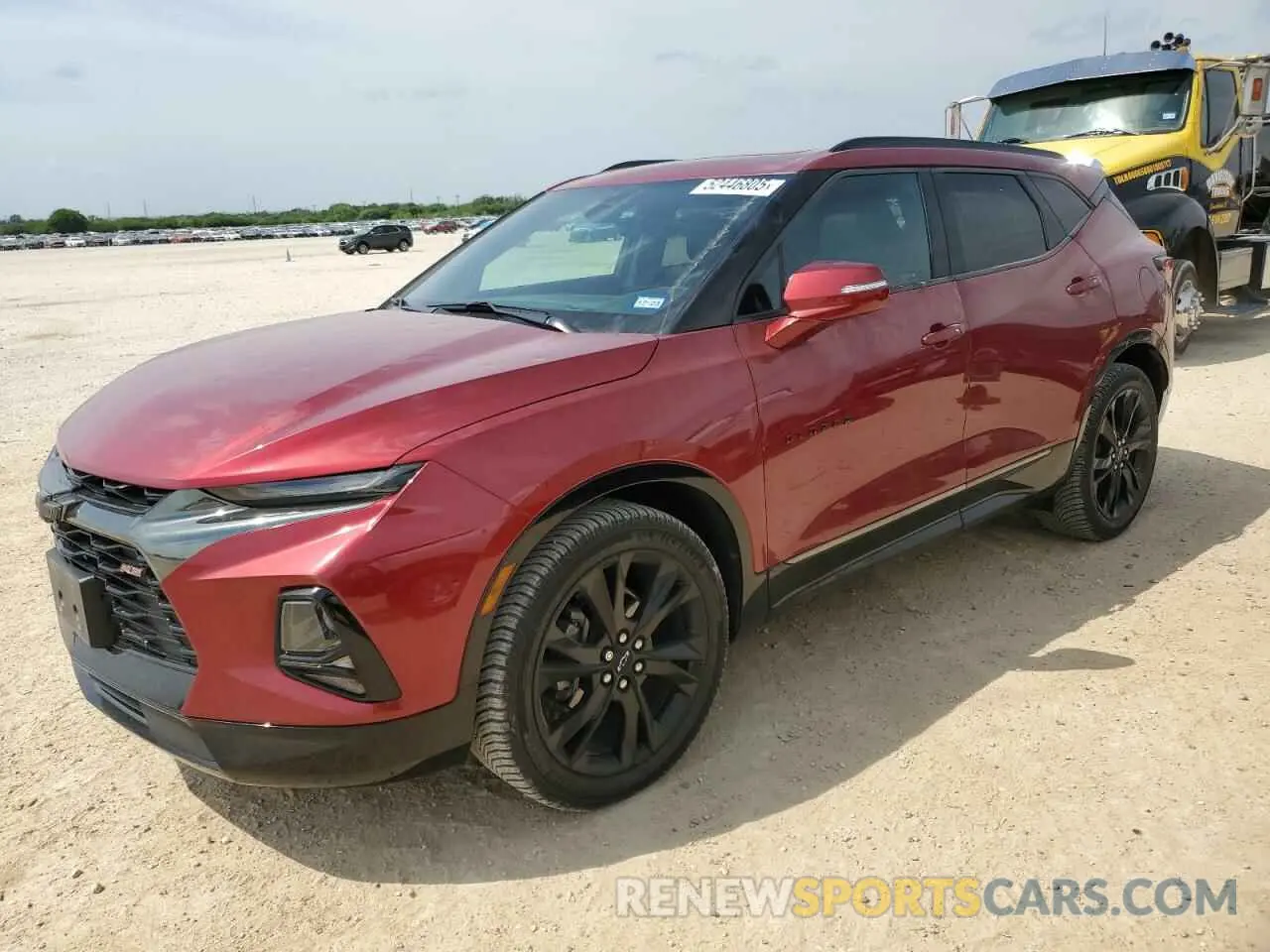 1 Photograph of a damaged car 3GNKBERS0LS649337 CHEVROLET BLAZER 2020