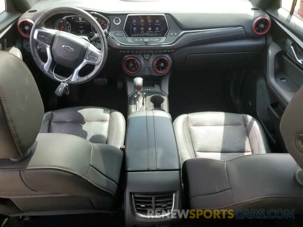 8 Photograph of a damaged car 3GNKBERS0LS649337 CHEVROLET BLAZER 2020
