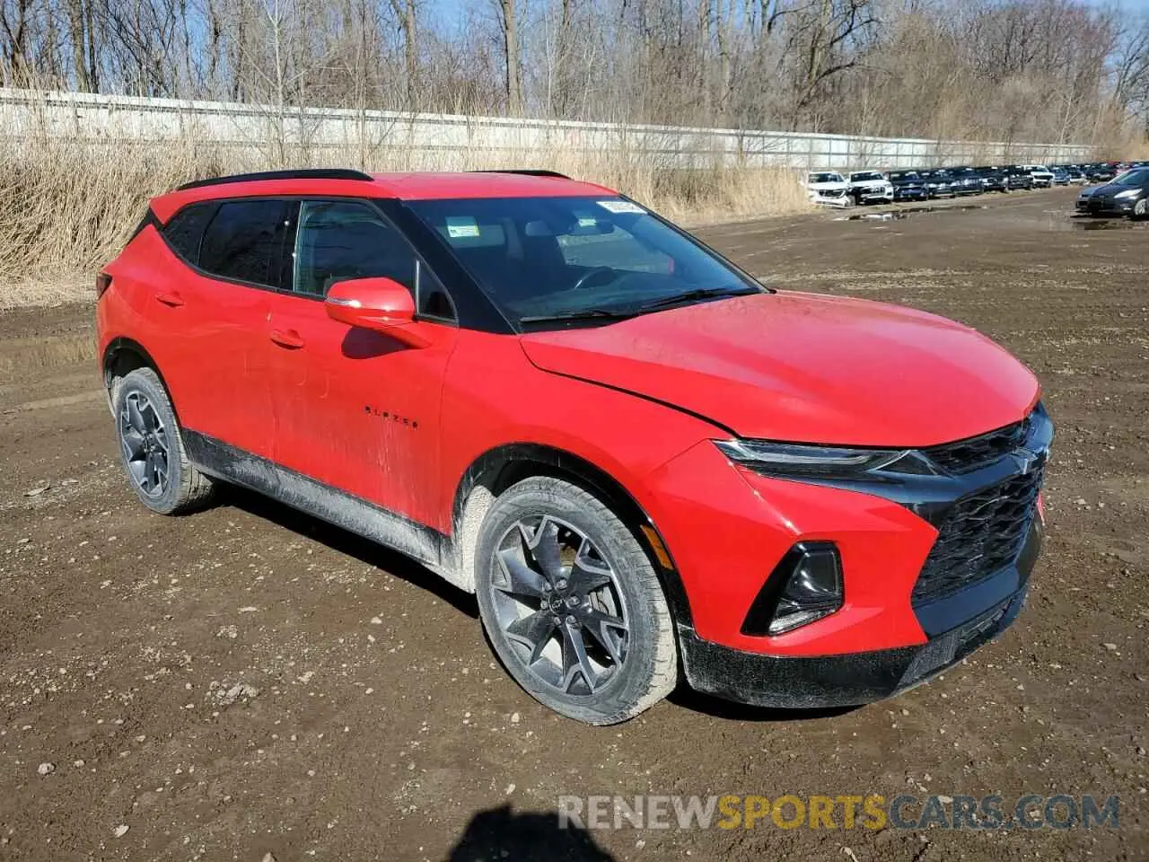 4 Photograph of a damaged car 3GNKBERS1LS683979 CHEVROLET BLAZER 2020