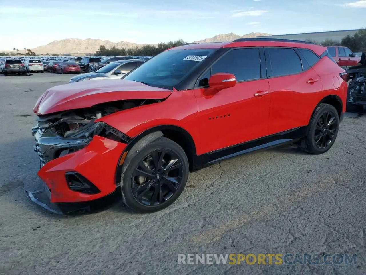 1 Photograph of a damaged car 3GNKBERS1LS723252 CHEVROLET BLAZER 2020