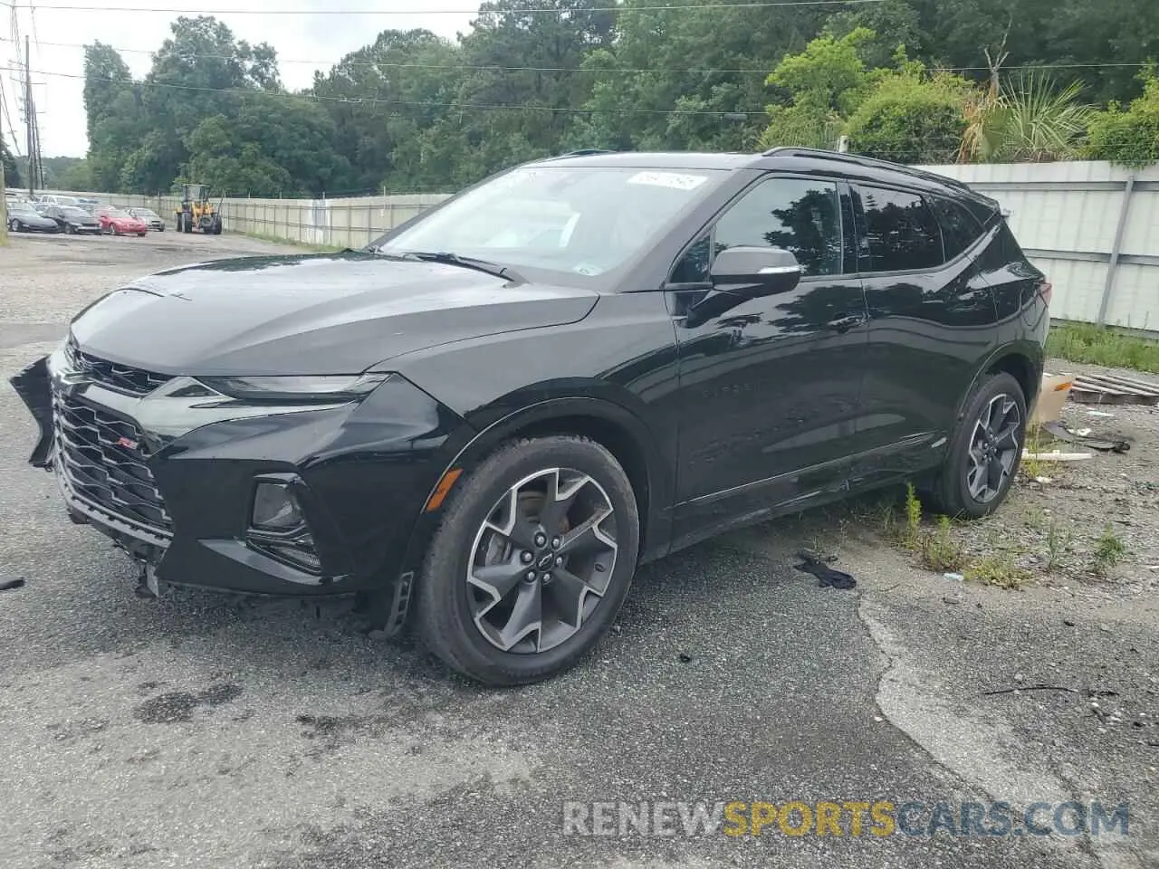 1 Photograph of a damaged car 3GNKBERS2LS590940 CHEVROLET BLAZER 2020