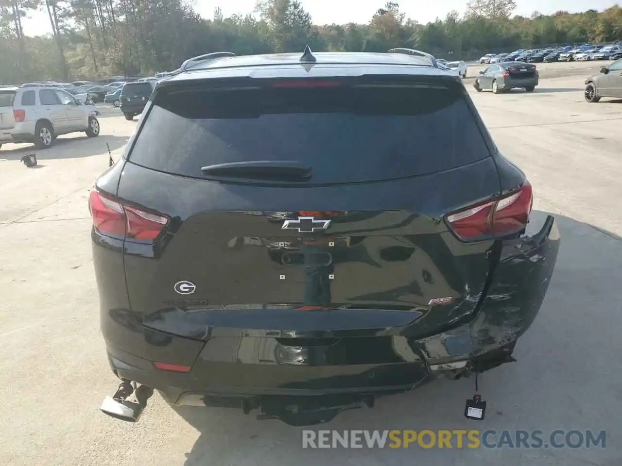 6 Photograph of a damaged car 3GNKBERS2LS693386 CHEVROLET BLAZER 2020