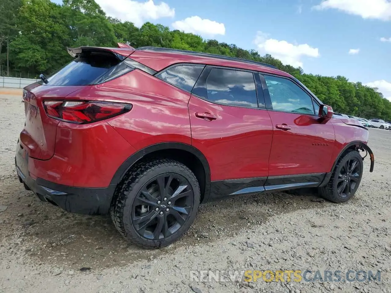 3 Photograph of a damaged car 3GNKBERS7LS571641 CHEVROLET BLAZER 2020