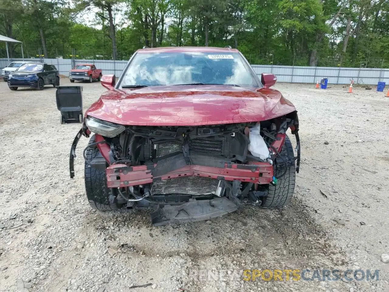 5 Photograph of a damaged car 3GNKBERS7LS571641 CHEVROLET BLAZER 2020