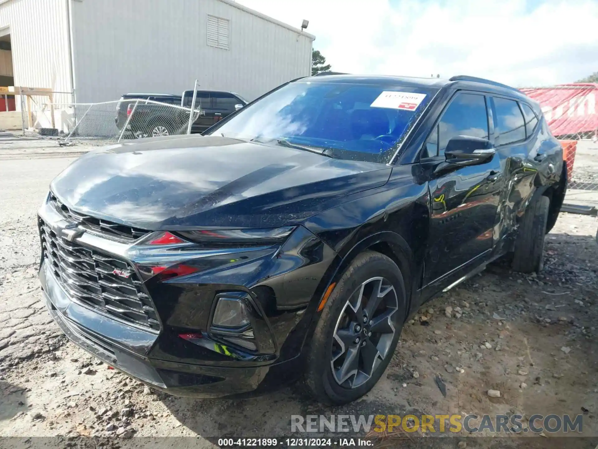 2 Photograph of a damaged car 3GNKBERS7LS655135 CHEVROLET BLAZER 2020