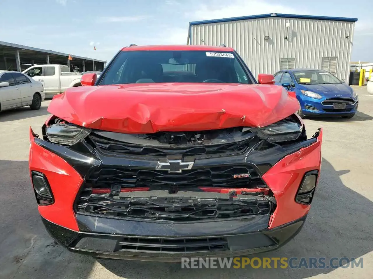 5 Photograph of a damaged car 3GNKBERS9LS661048 CHEVROLET BLAZER 2020