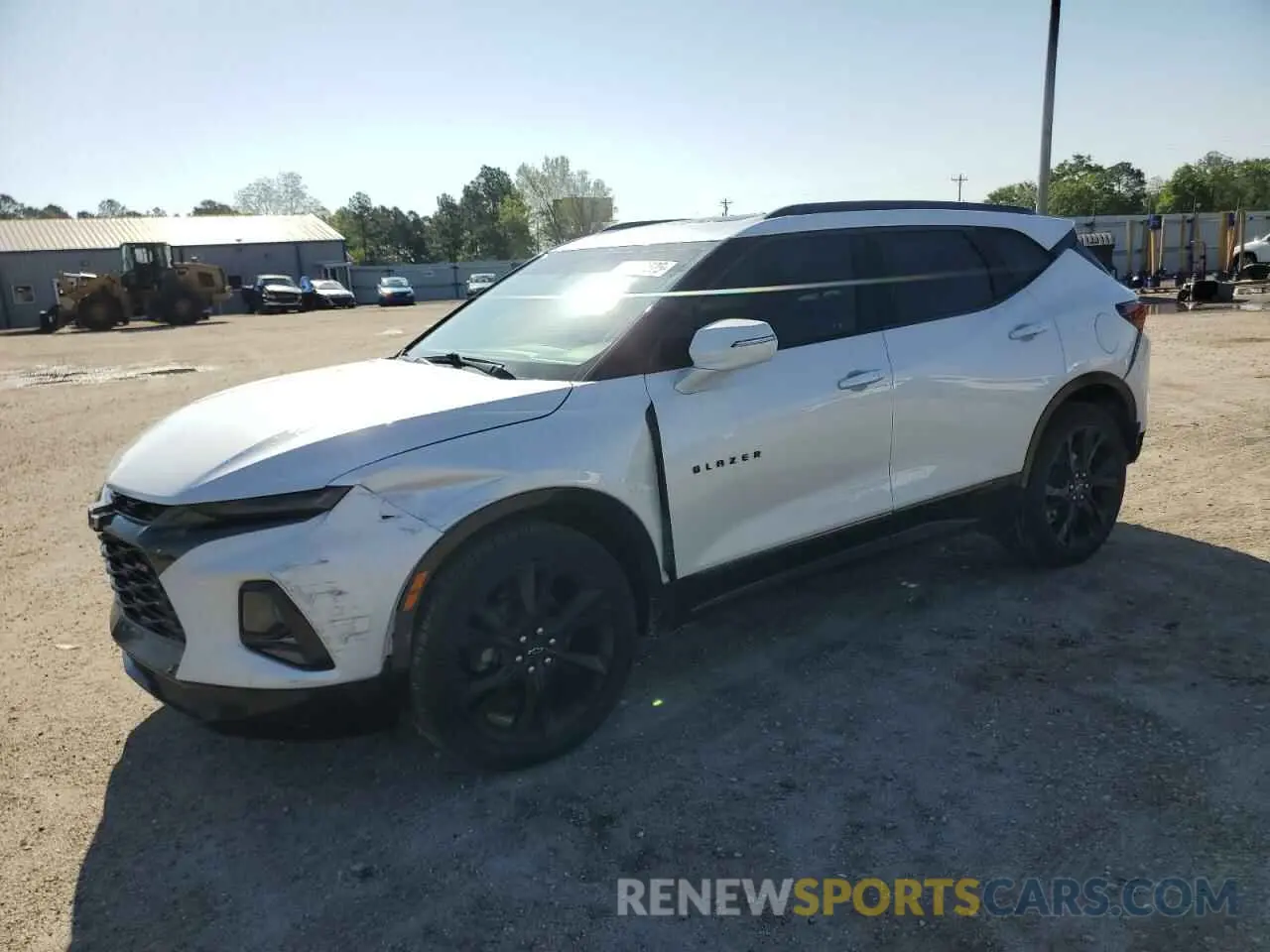1 Photograph of a damaged car 3GNKBERSXLS604907 CHEVROLET BLAZER 2020
