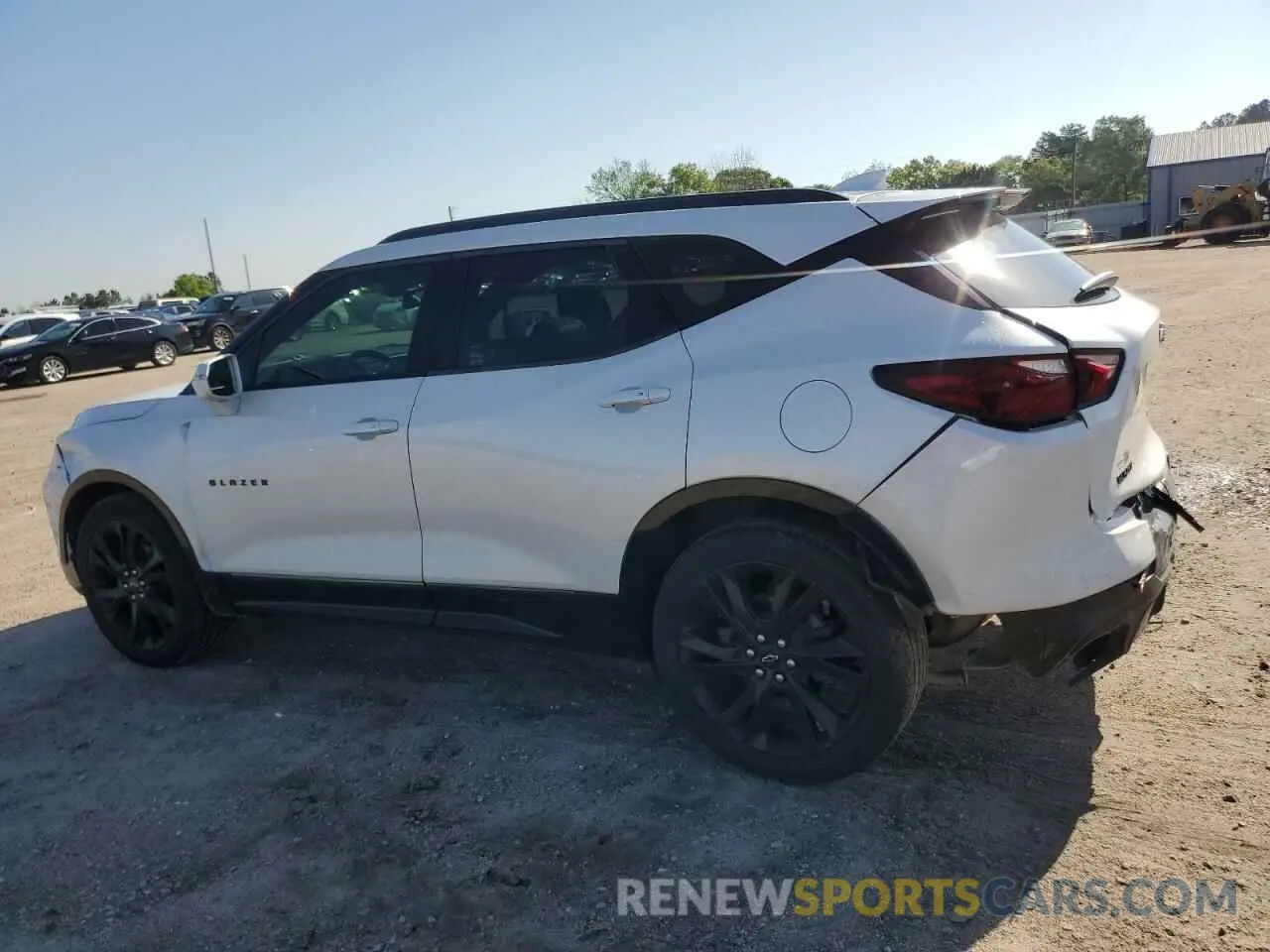 2 Photograph of a damaged car 3GNKBERSXLS604907 CHEVROLET BLAZER 2020