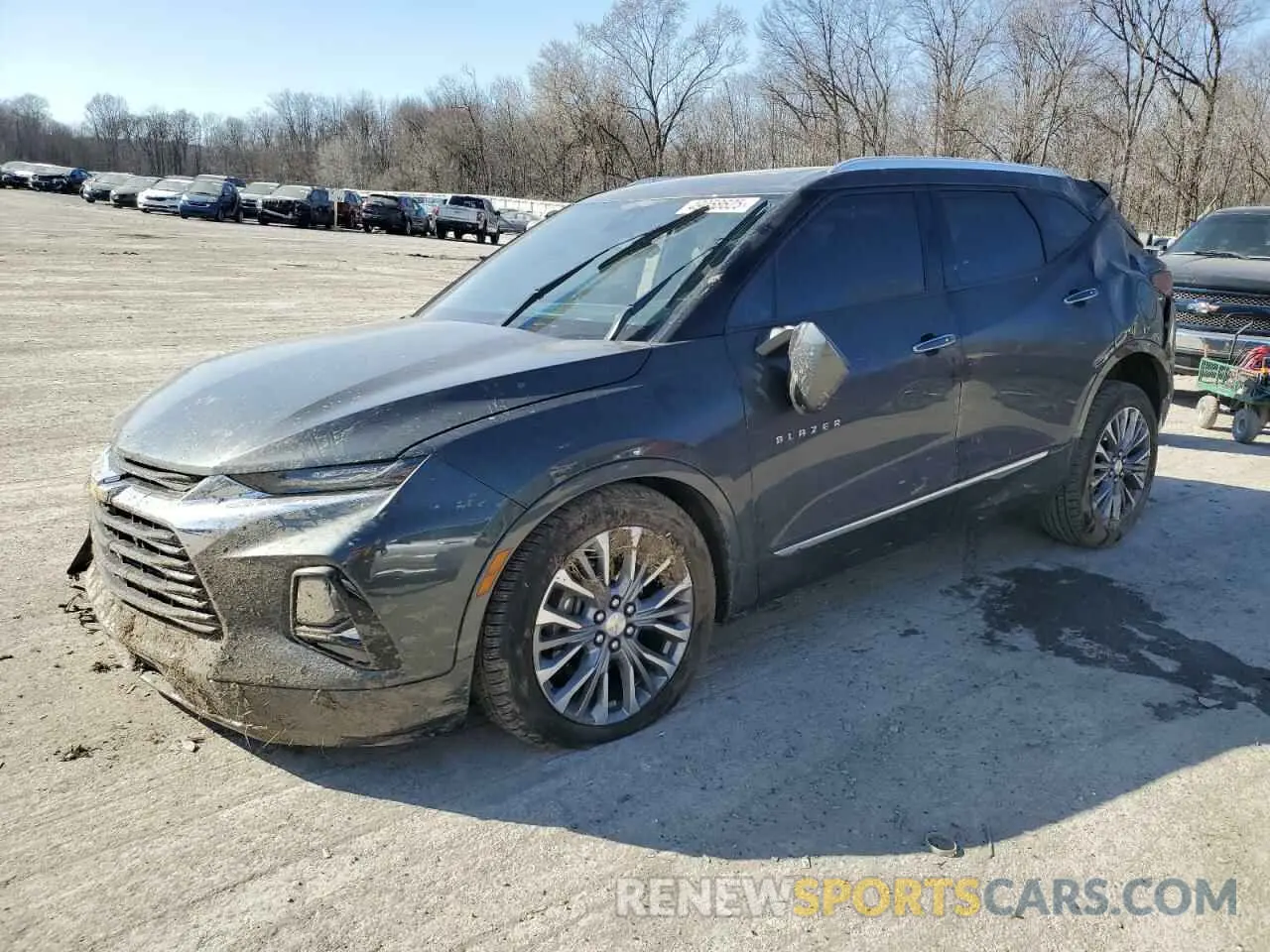 1 Photograph of a damaged car 3GNKBFRS7LS617118 CHEVROLET BLAZER 2020