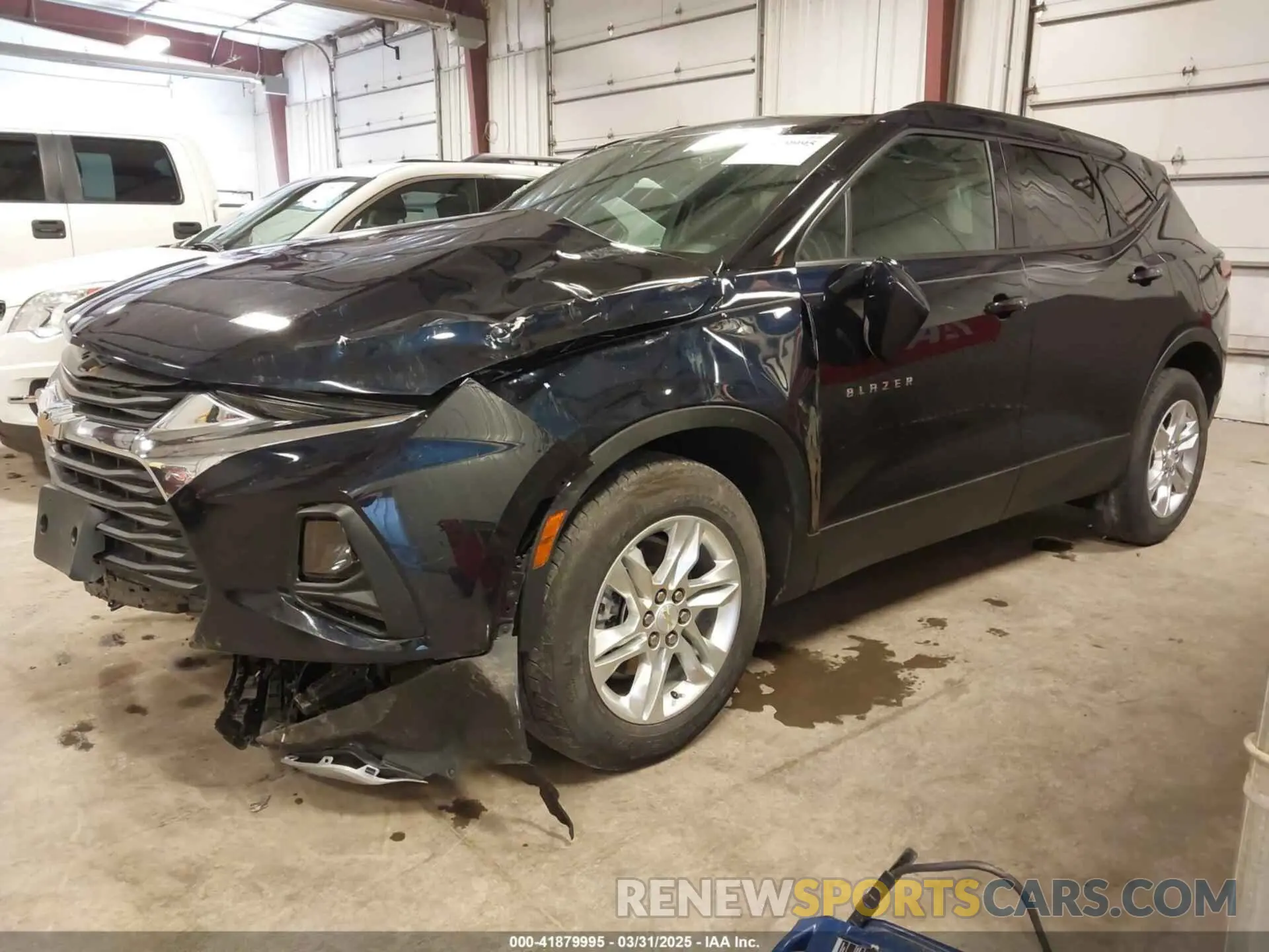 2 Photograph of a damaged car 3GNKBBRA0MS514379 CHEVROLET BLAZER 2021