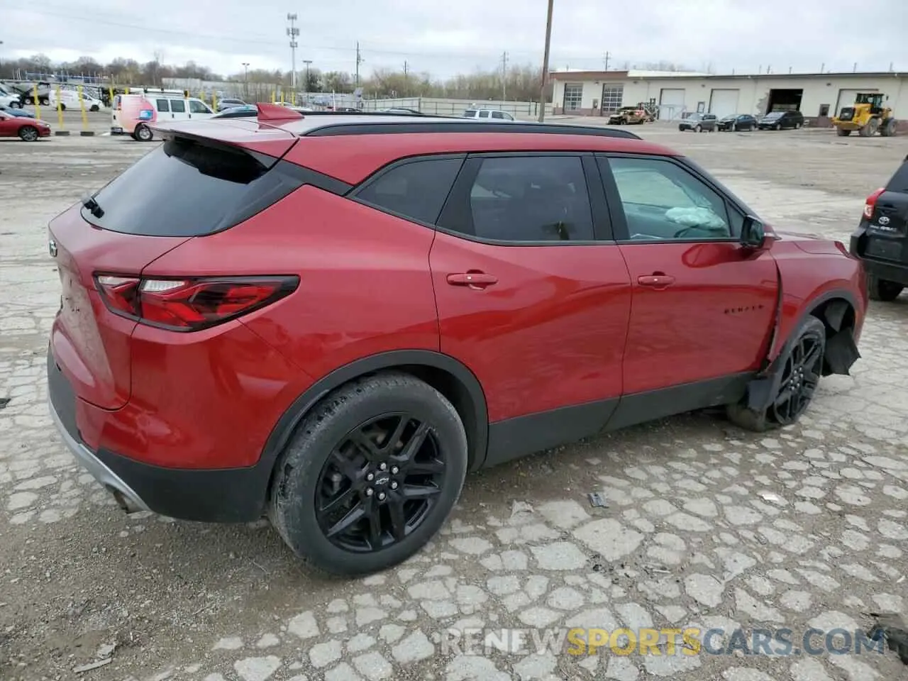 3 Photograph of a damaged car 3GNKBBRA2MS517039 CHEVROLET BLAZER 2021