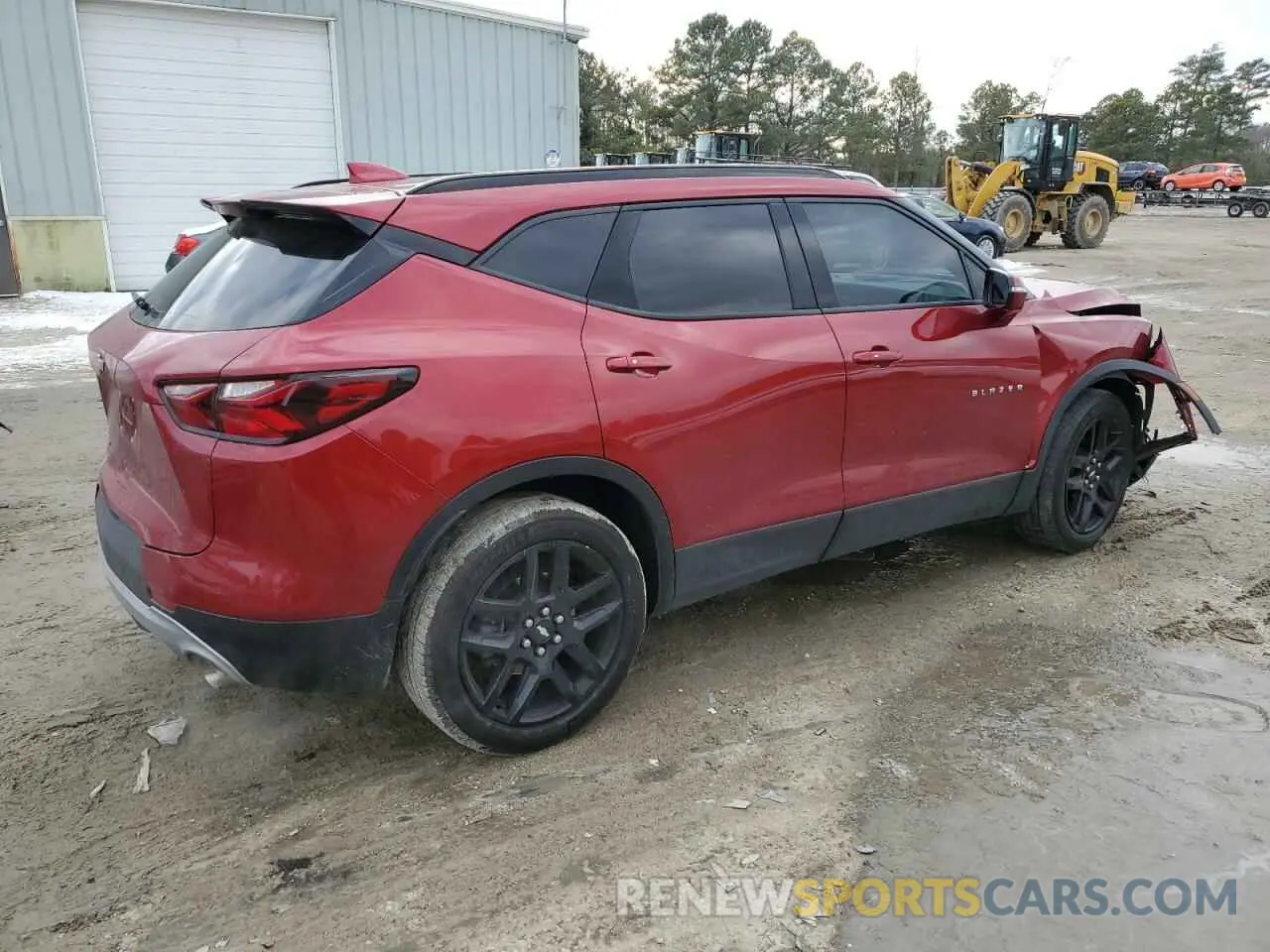 3 Photograph of a damaged car 3GNKBBRA2MS564751 CHEVROLET BLAZER 2021