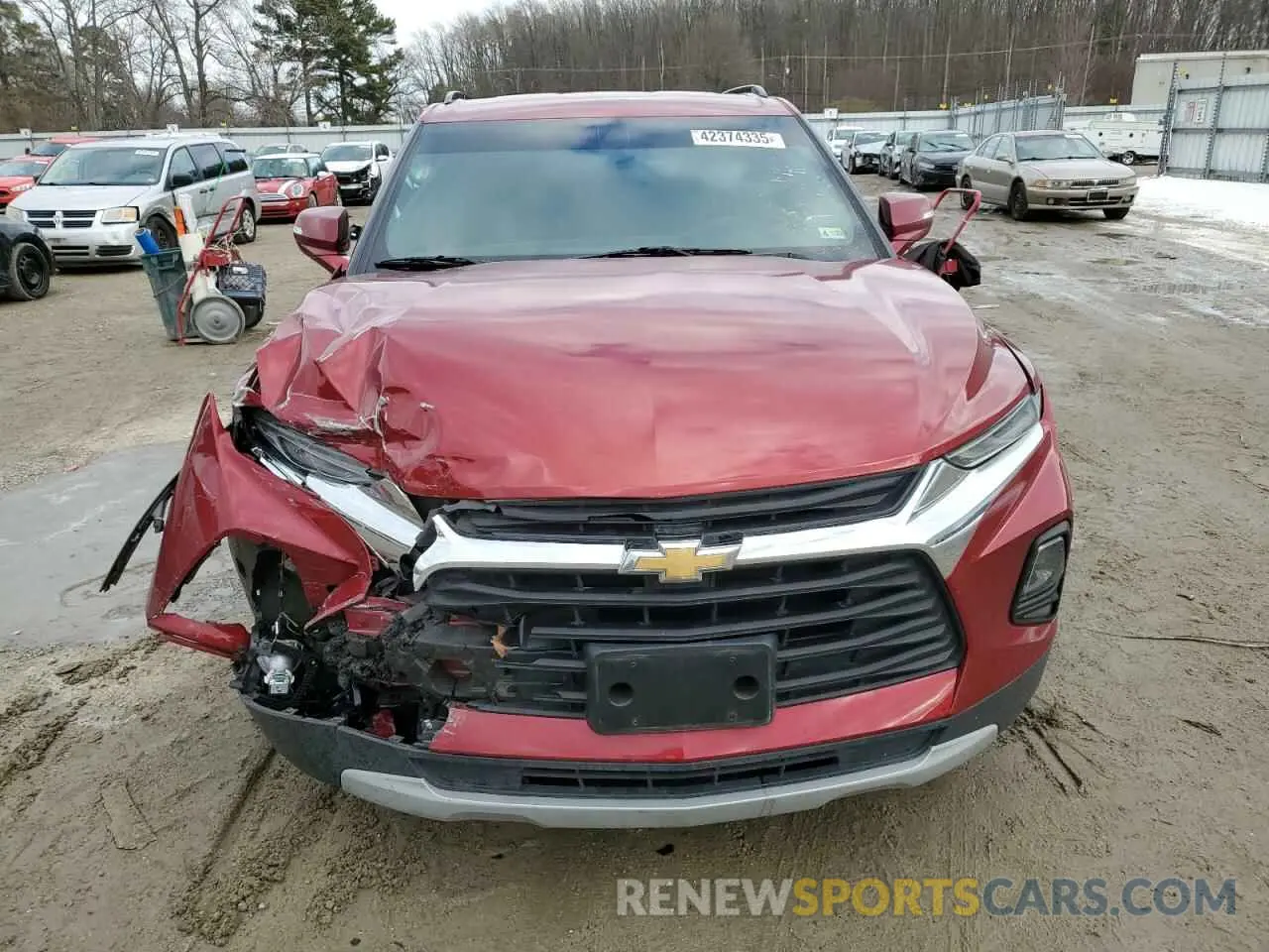 5 Photograph of a damaged car 3GNKBBRA2MS564751 CHEVROLET BLAZER 2021