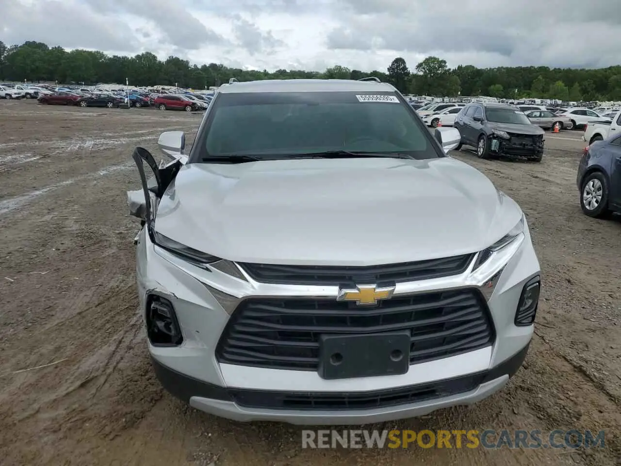 5 Photograph of a damaged car 3GNKBBRA6MS553218 CHEVROLET BLAZER 2021