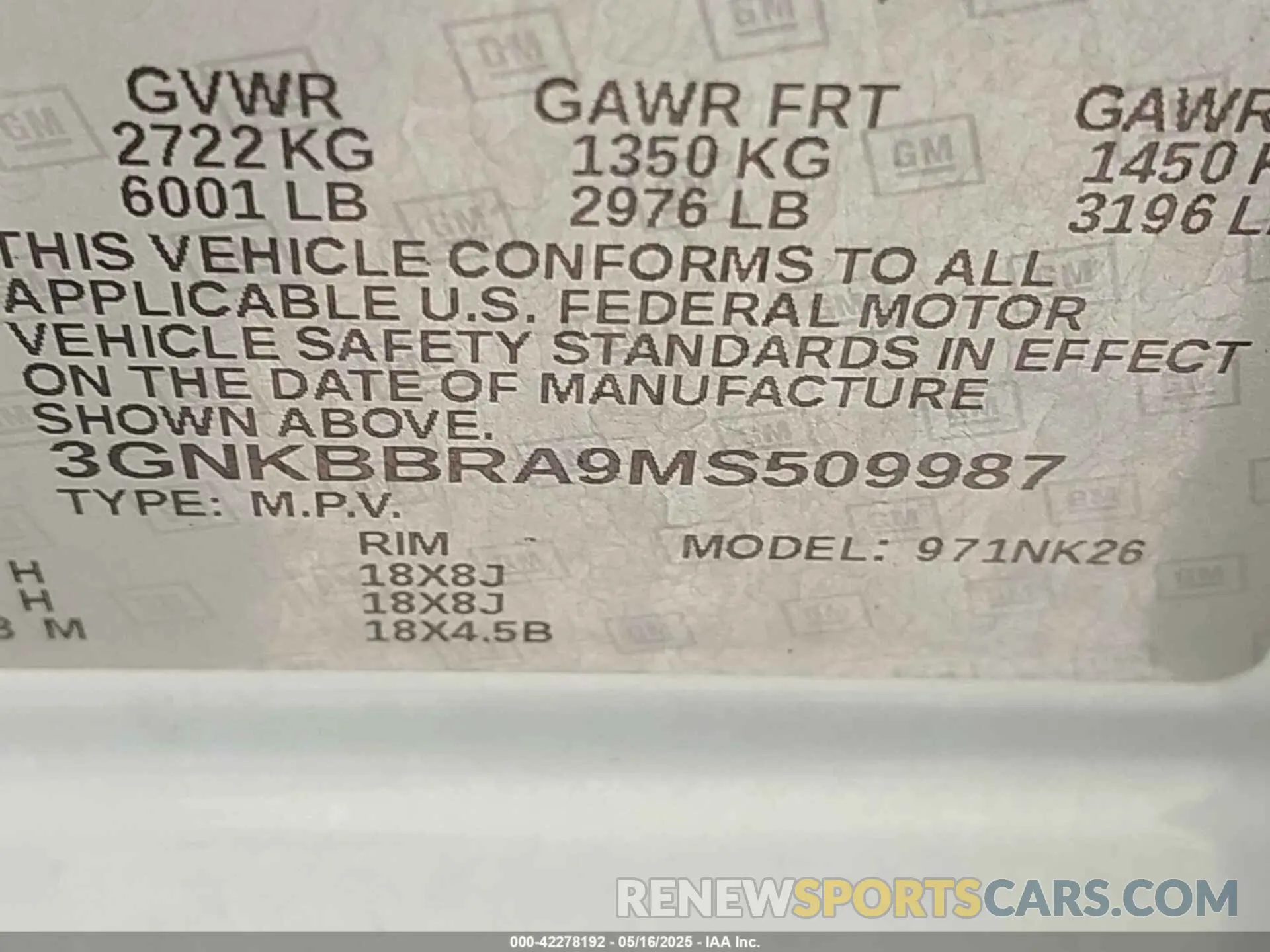 9 Photograph of a damaged car 3GNKBBRA9MS509987 CHEVROLET BLAZER 2021