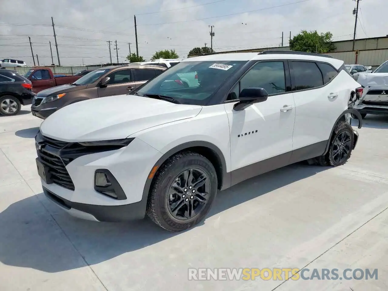 1 Photograph of a damaged car 3GNKBBRAXMS503213 CHEVROLET BLAZER 2021