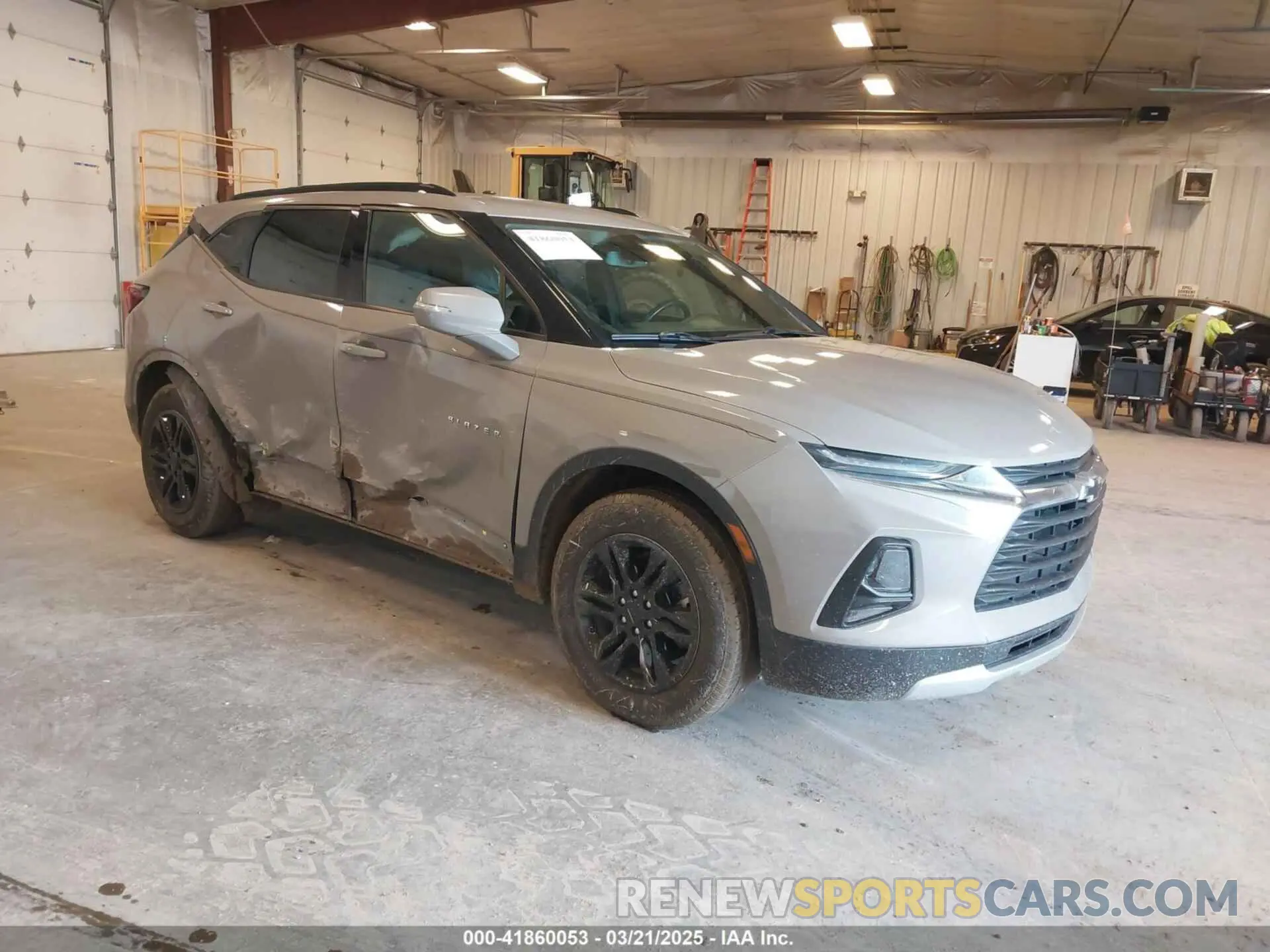 1 Photograph of a damaged car 3GNKBCRS0MS505437 CHEVROLET BLAZER 2021