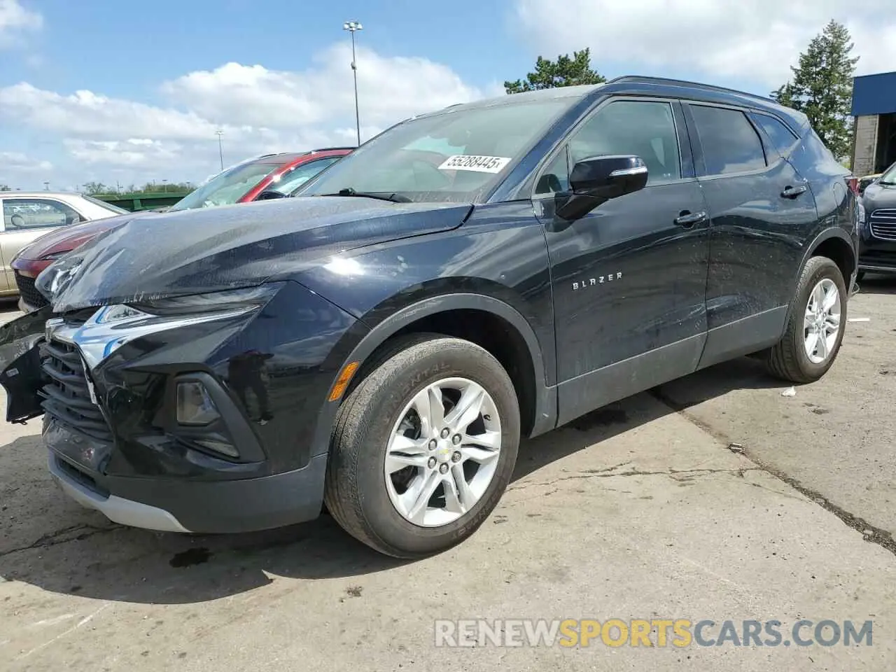 1 Photograph of a damaged car 3GNKBCRS1MS510694 CHEVROLET BLAZER 2021