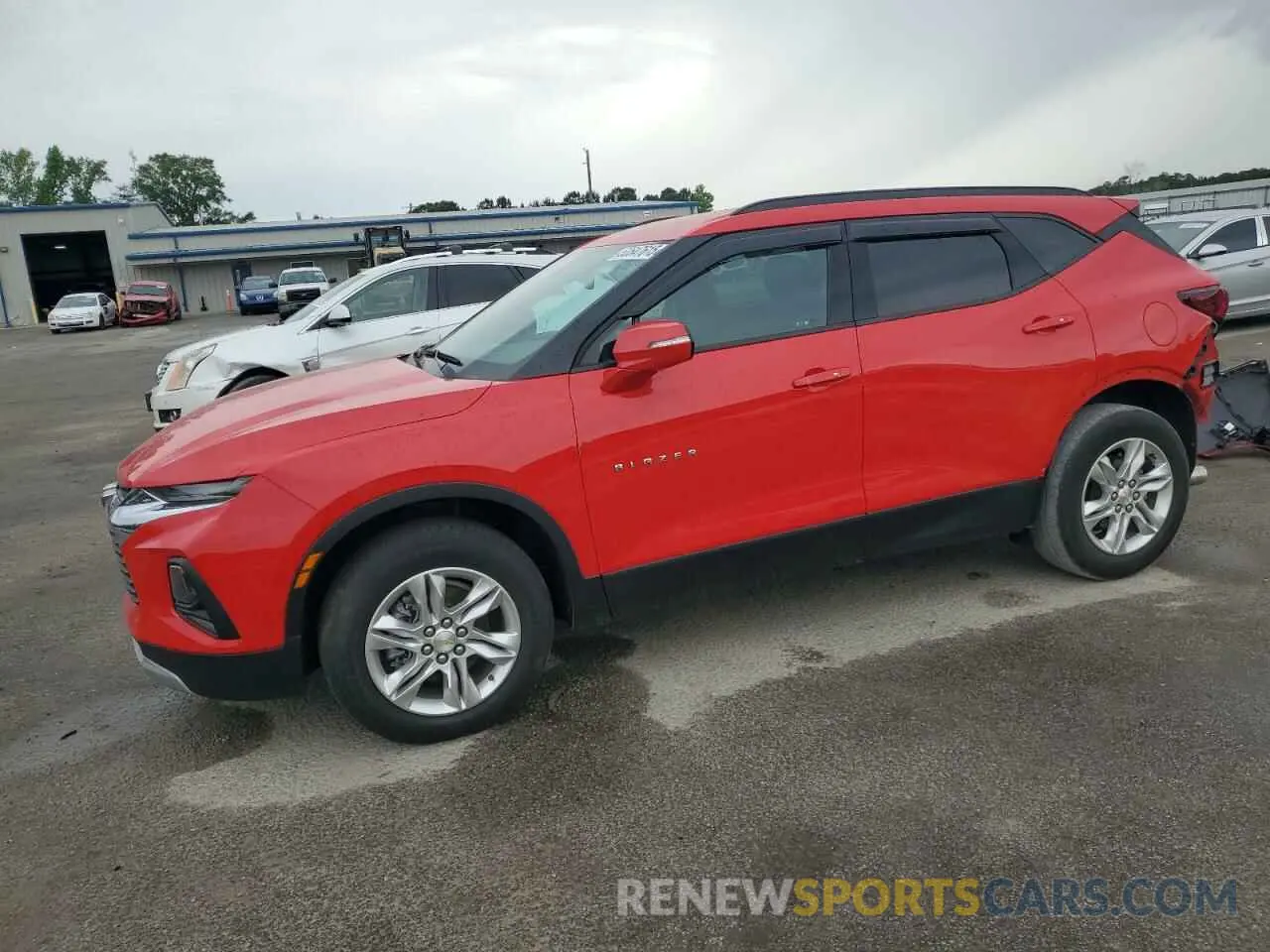 1 Photograph of a damaged car 3GNKBCRS2MS544501 CHEVROLET BLAZER 2021