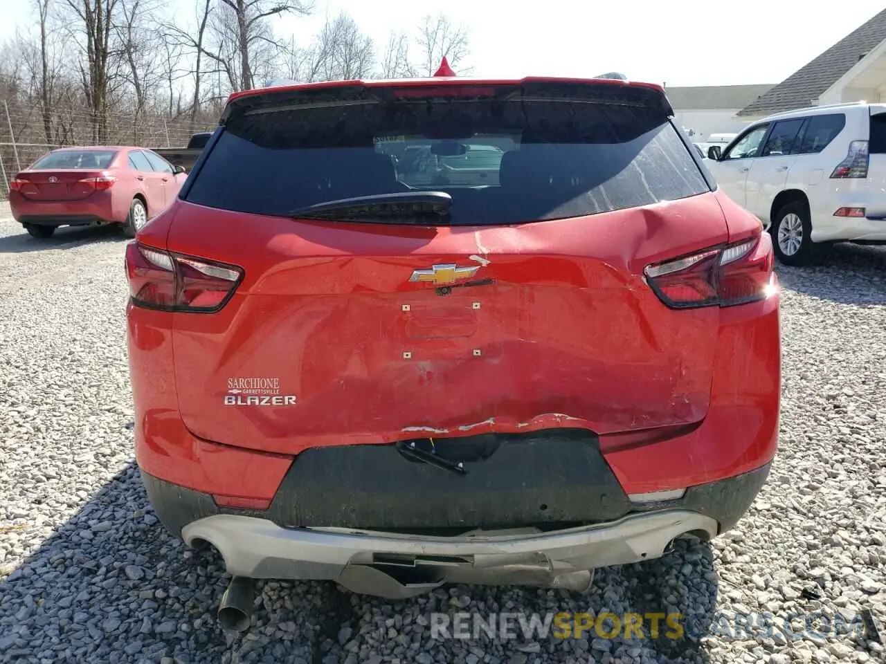 6 Photograph of a damaged car 3GNKBCRS2MS553795 CHEVROLET BLAZER 2021