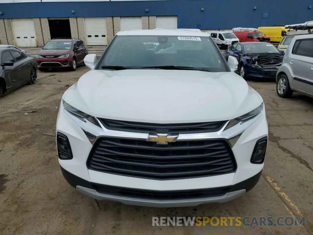 5 Photograph of a damaged car 3GNKBCRS2MS566093 CHEVROLET BLAZER 2021
