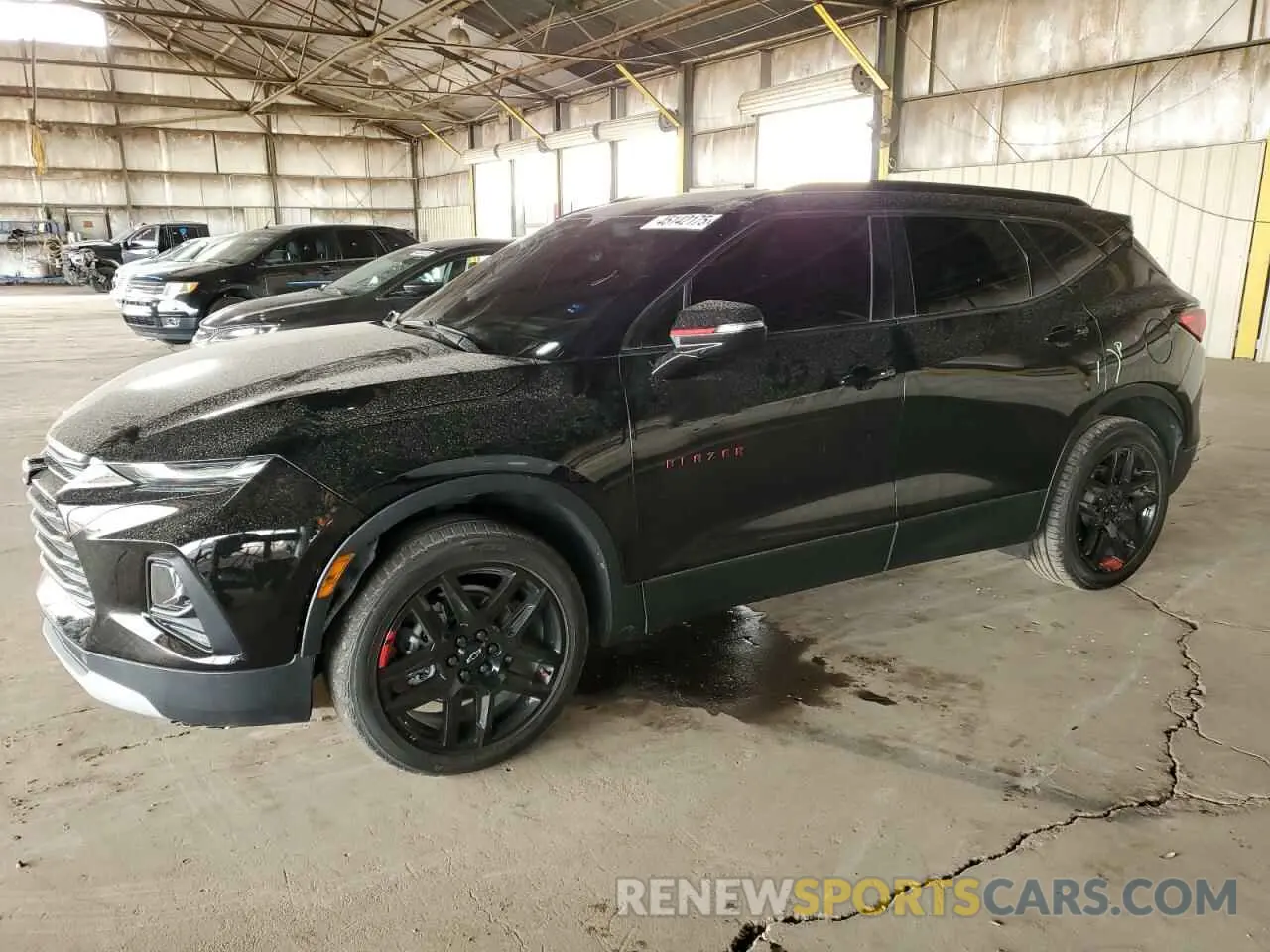 1 Photograph of a damaged car 3GNKBCRS3MS562764 CHEVROLET BLAZER 2021