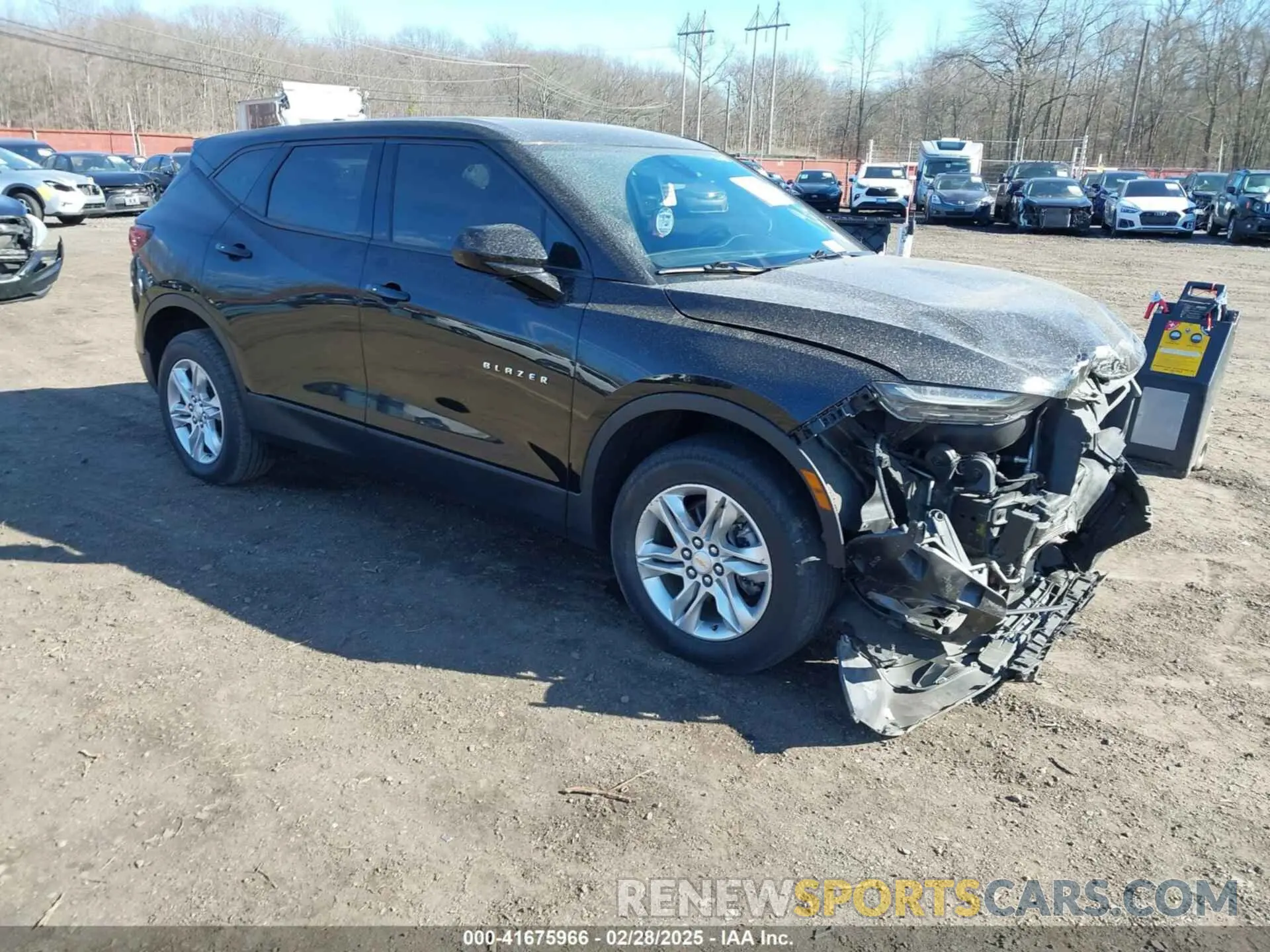 1 Photograph of a damaged car 3GNKBCRS3MS565308 CHEVROLET BLAZER 2021