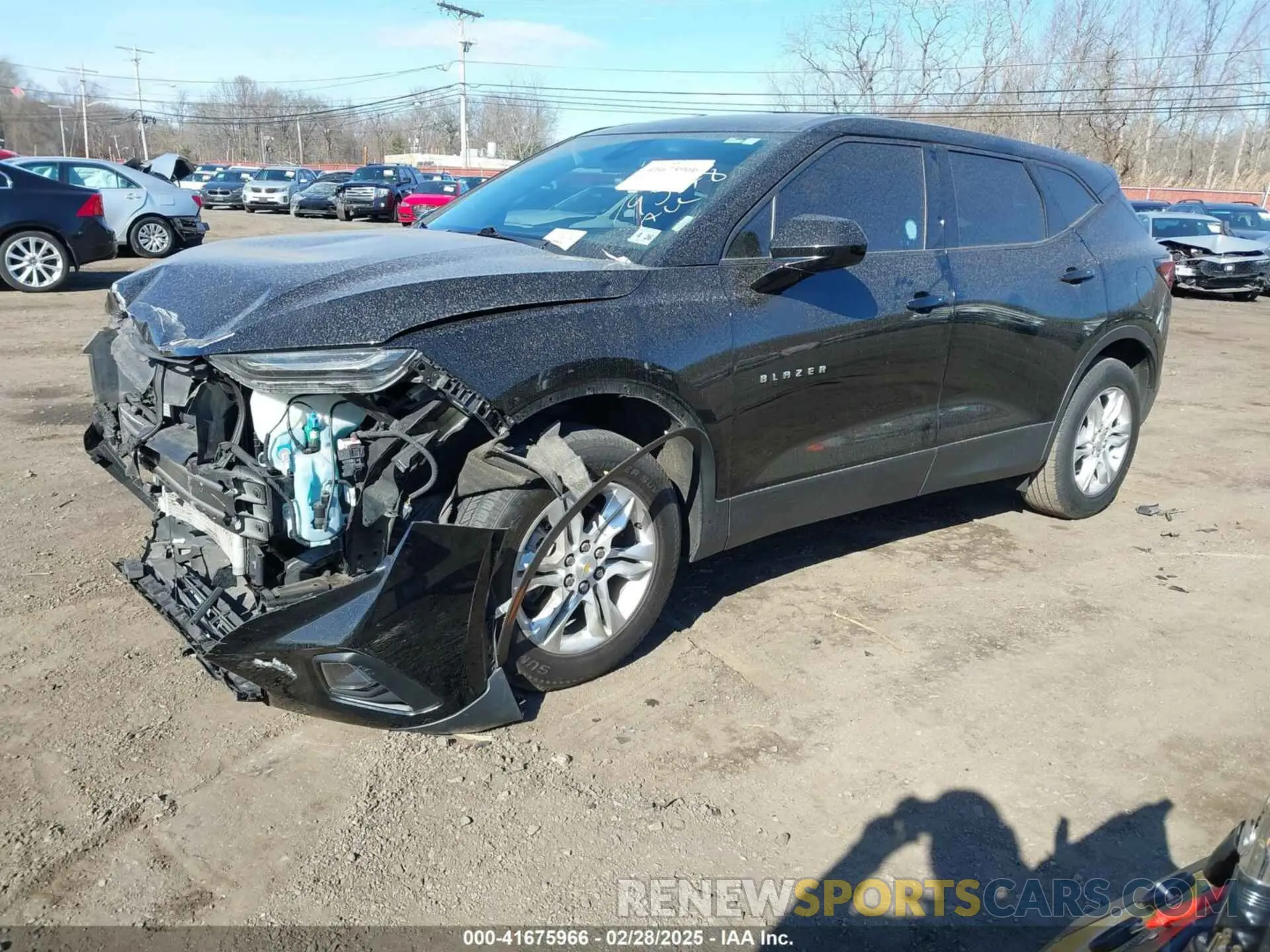 2 Photograph of a damaged car 3GNKBCRS3MS565308 CHEVROLET BLAZER 2021